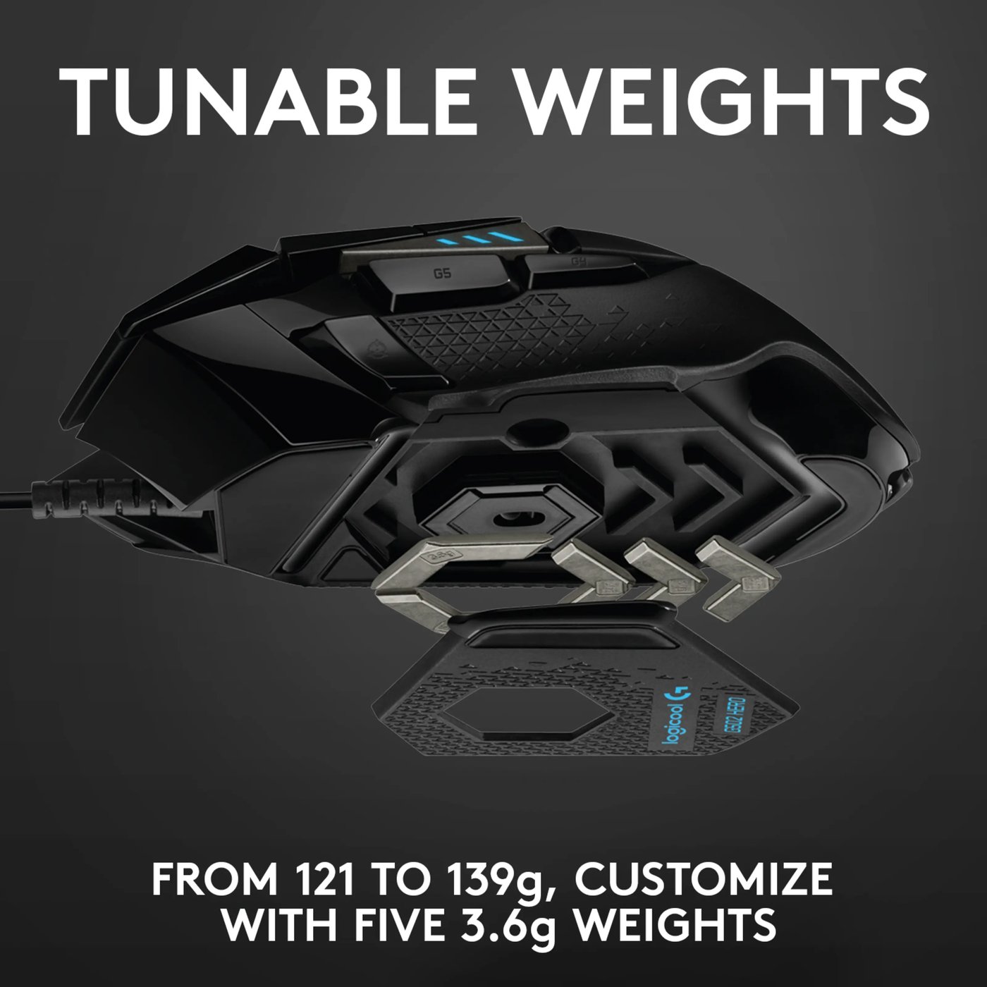 Logitech G 502 Hero Profesjonell gamingmus