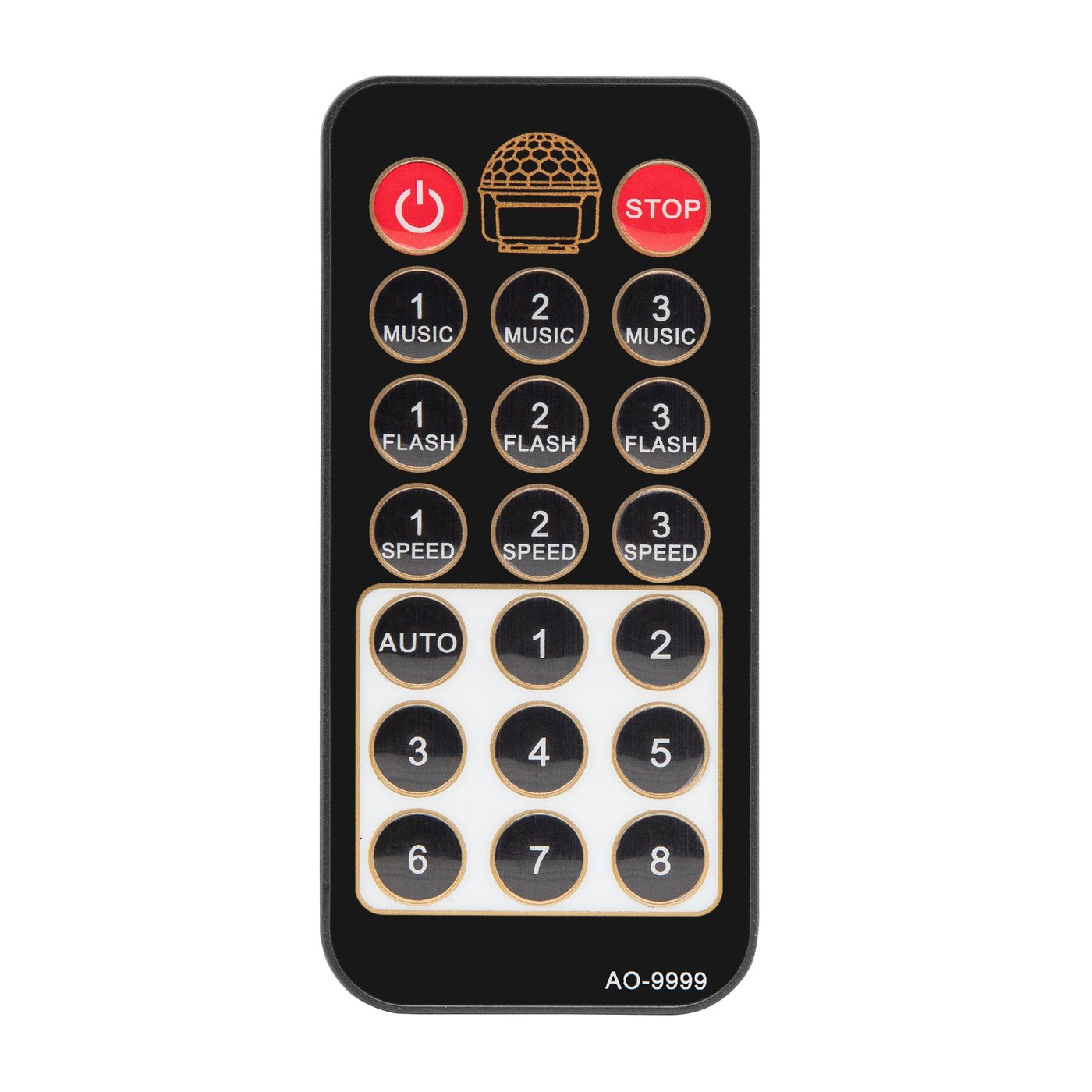 Ledsavers Discolampa med fjärrkontroll