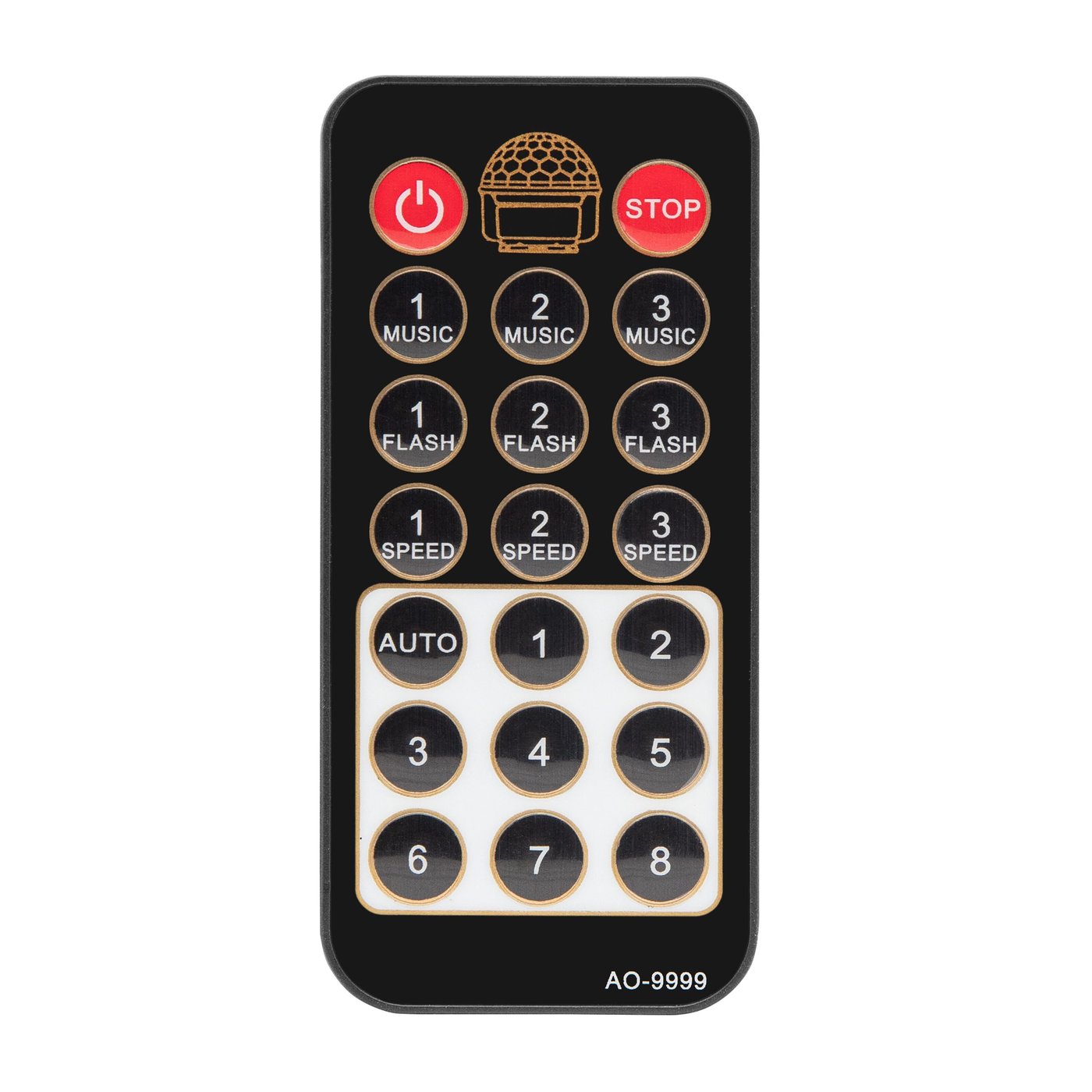 Ledsavers Discolampa med fjärrkontroll