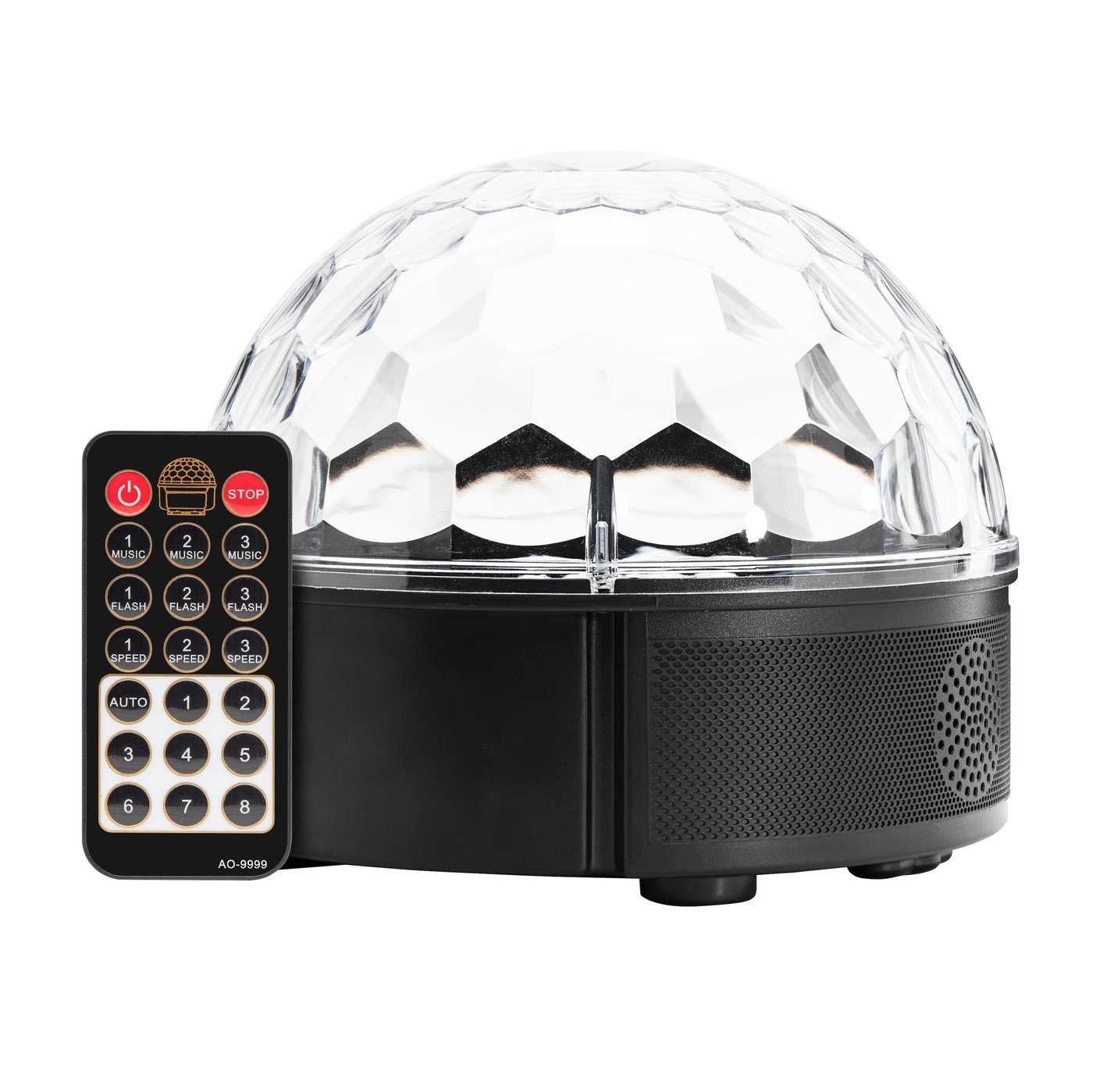 Ledsavers Discolampa med fjärrkontroll