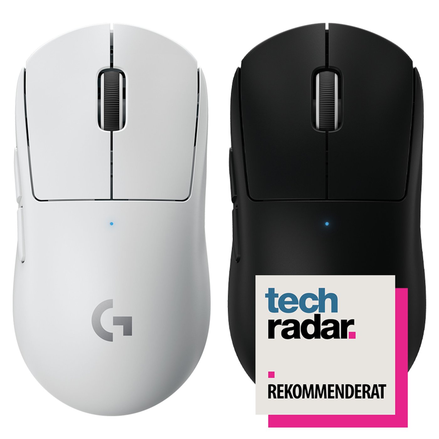 Logitech G Pro X Superlight Trådlös gaming-mus Svart