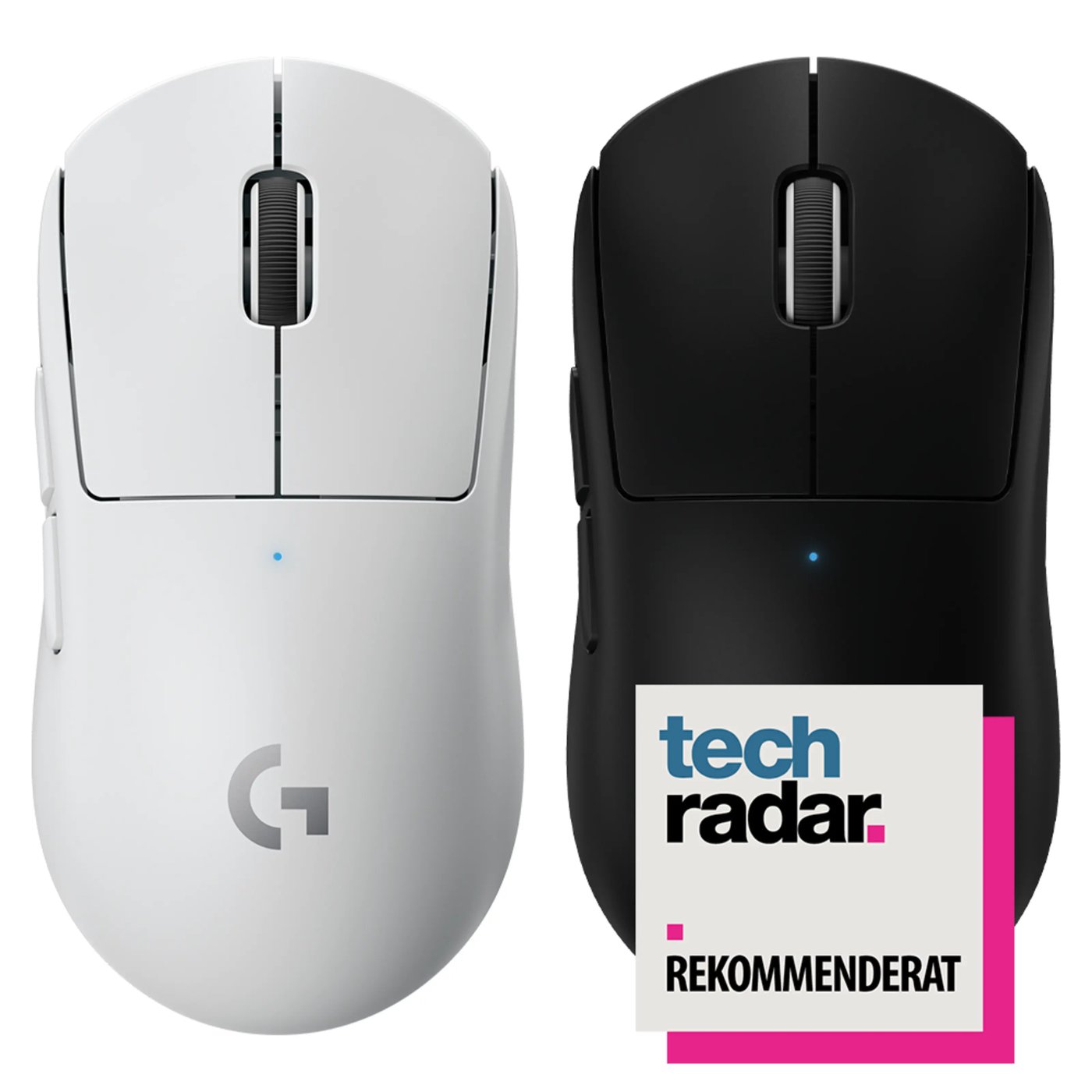Logitech G Pro X Superlight Trådlös gaming-mus Svart