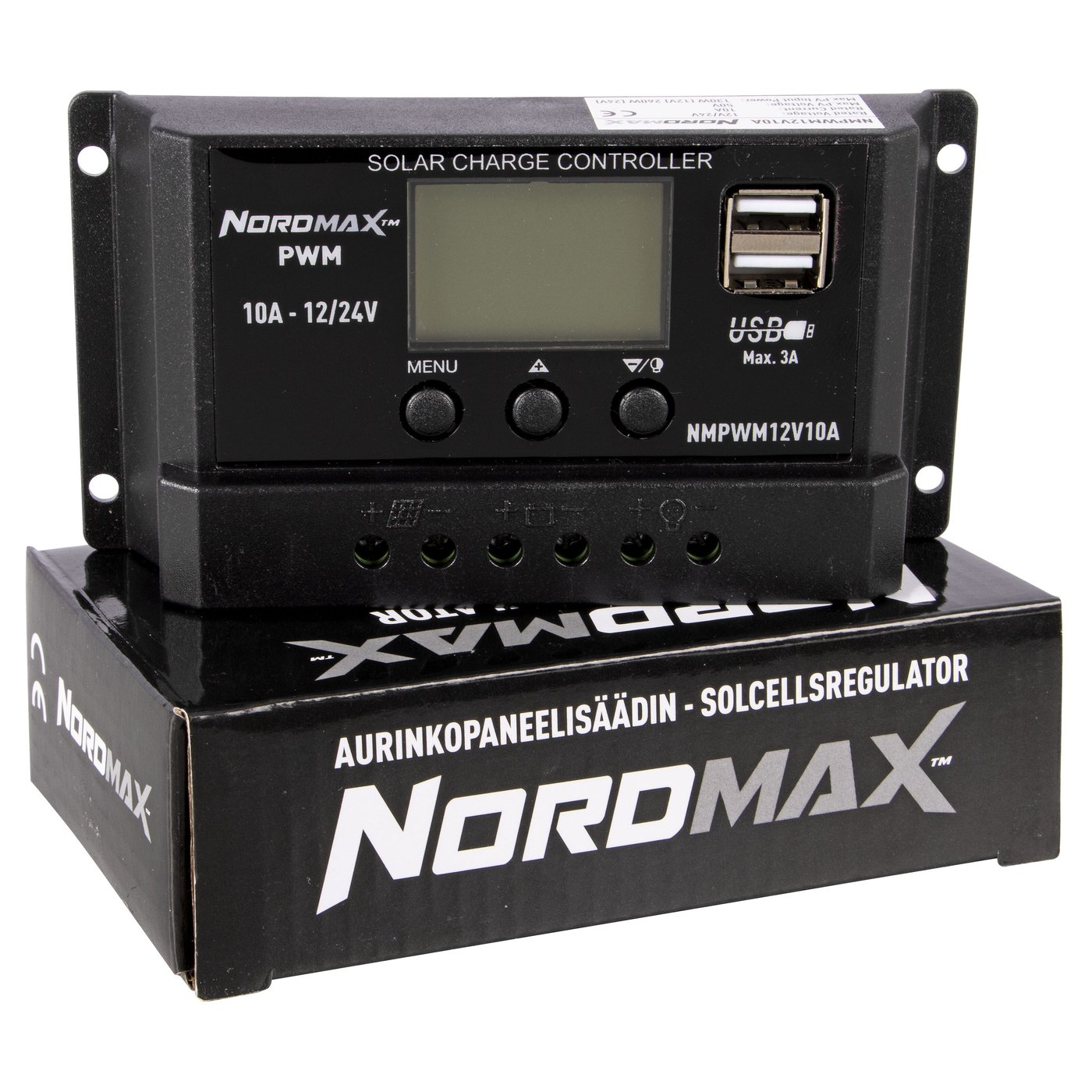 Solcelleregulator 10 A