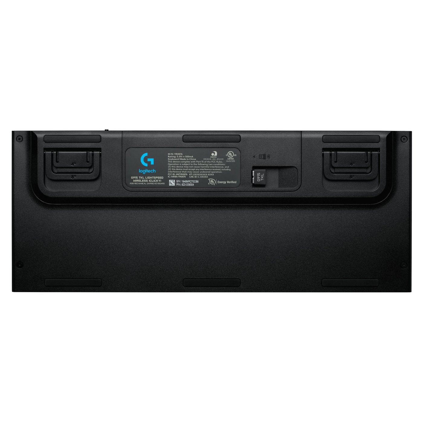 Logitech G 915 TKL Mekanisk tastatur GL Clicky Svart