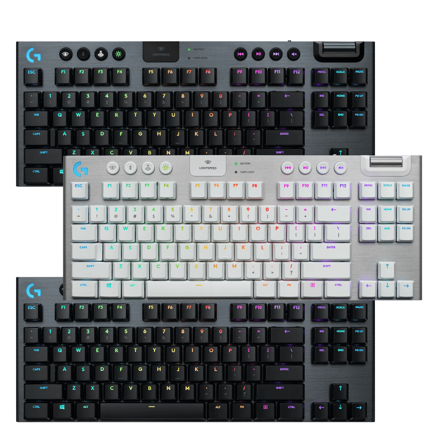 Logitech G 915 TKL Mekanisk tastatur GL Tactile Vit
