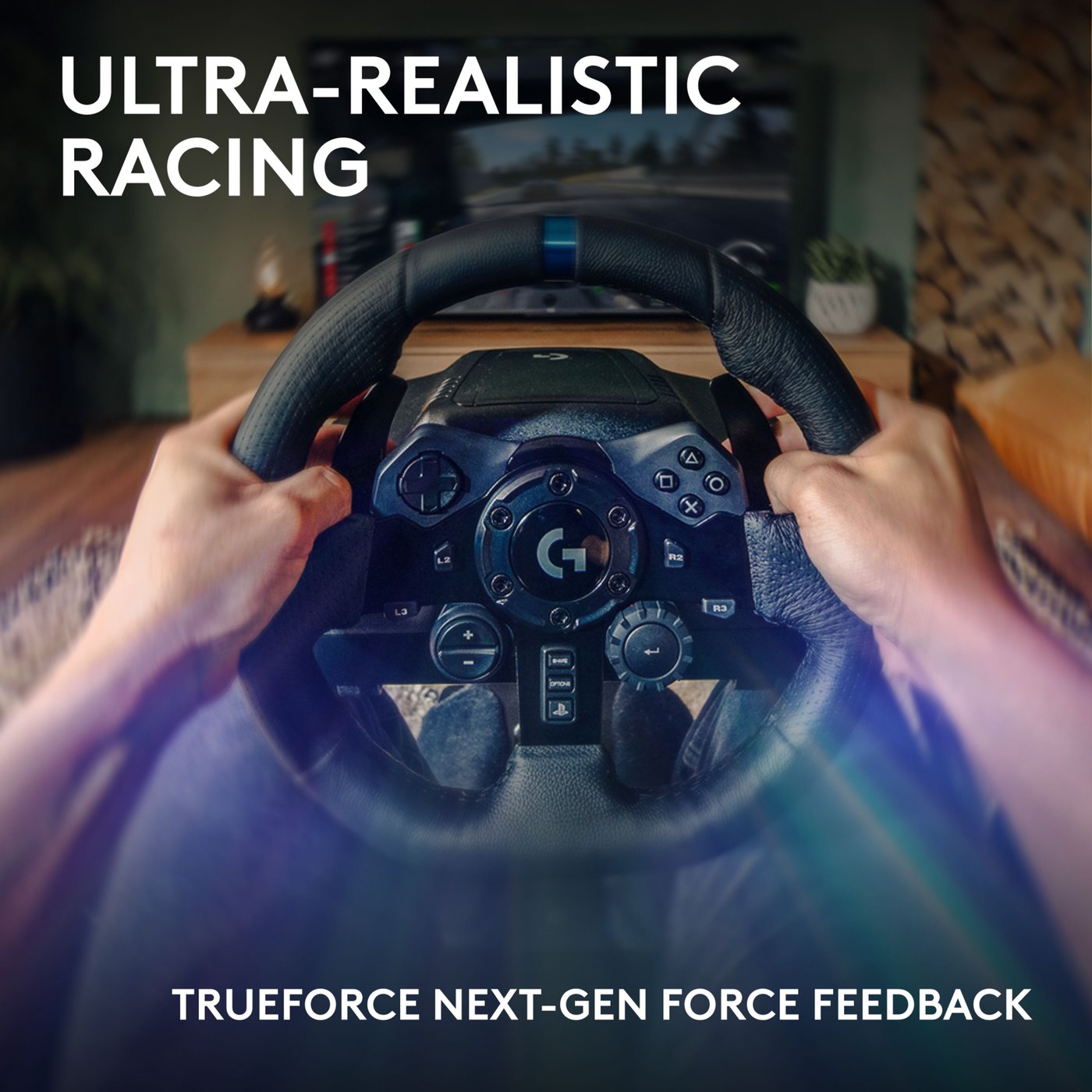 Logitech G 923 Driving Force Ratt for Playstation og PC