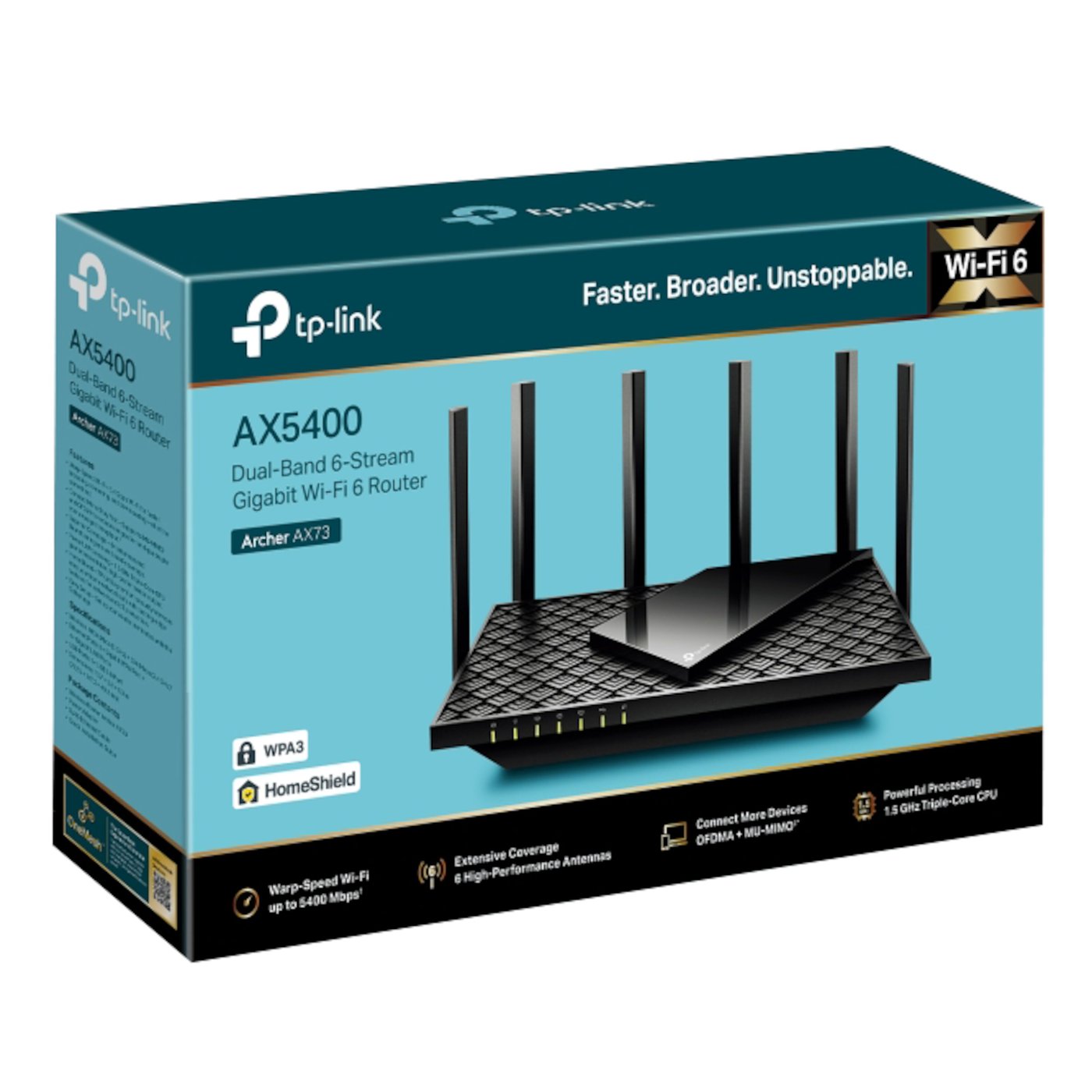 TP-link Archer AX73 AX5400 Trådlös router