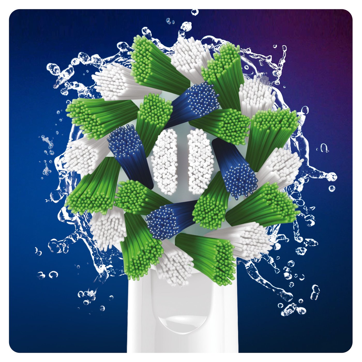 Oral-B CrossAction Tannbørstehode 3-pk.