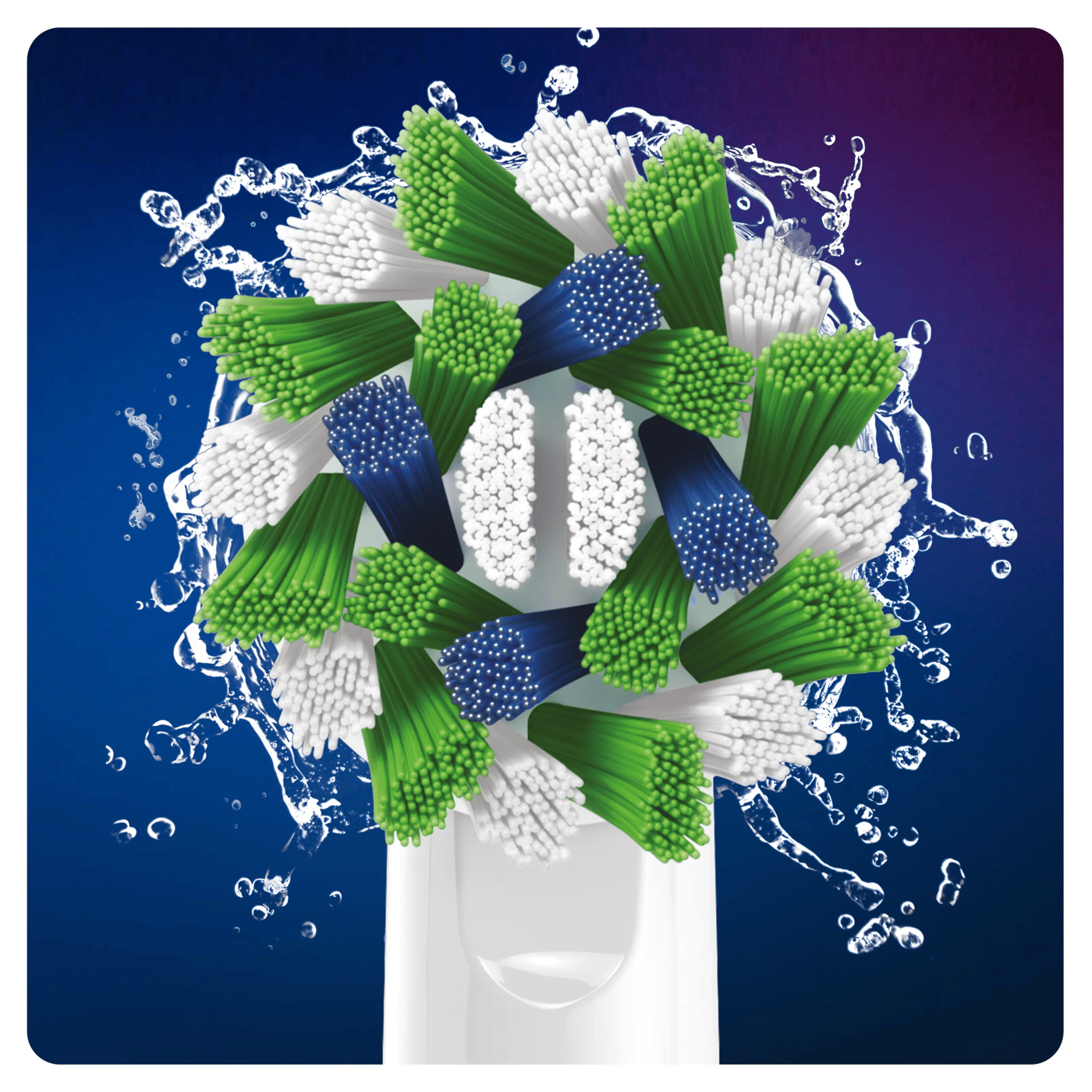 Oral-B Crossaction Tandborsthuvud 3-pack
