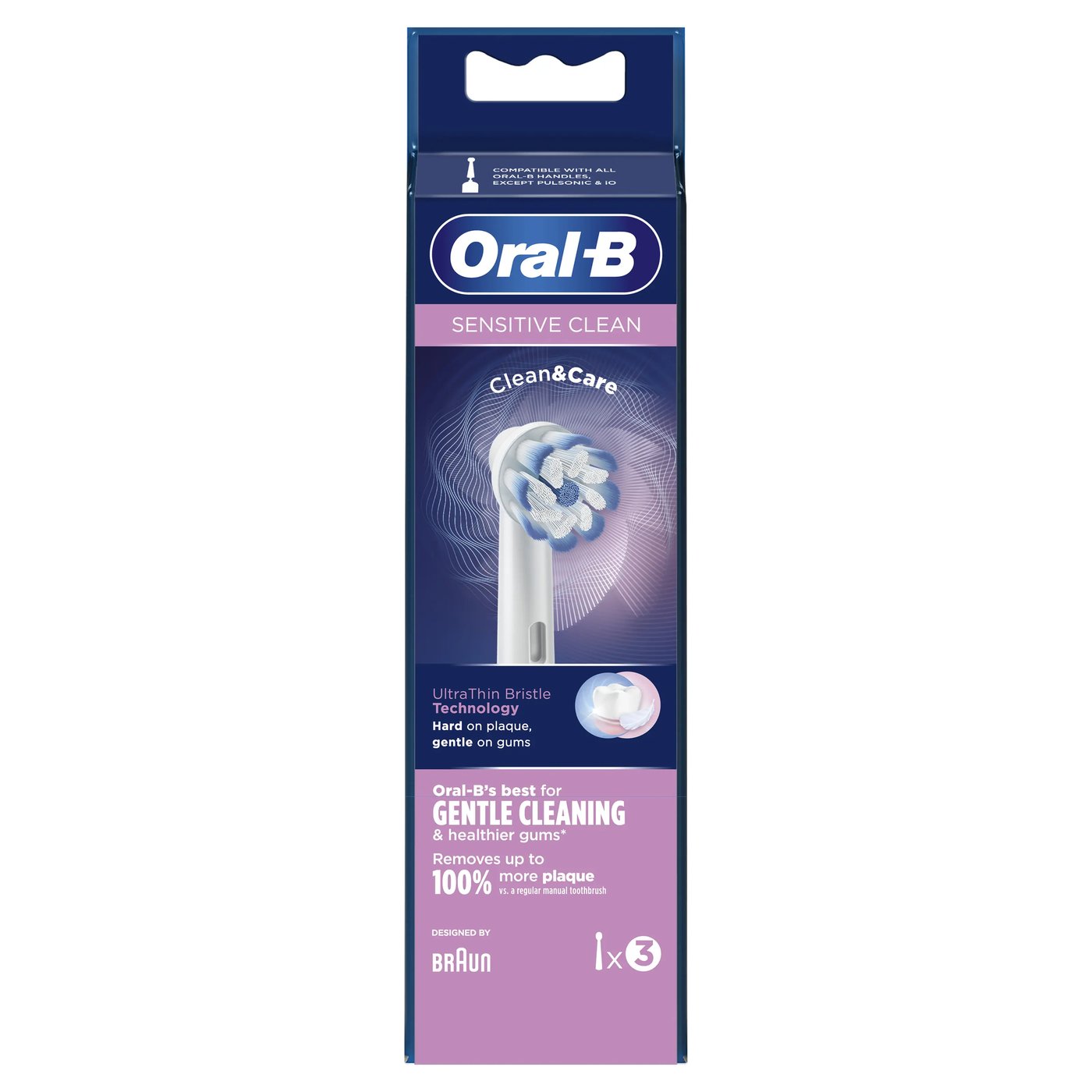 Oral-B Sensitive Clean & Care Tandborsthuvud 3-pack