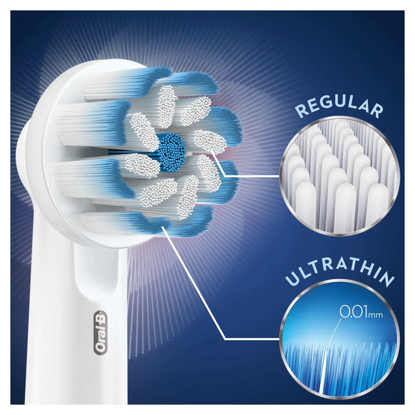 Oral-B Sensitive Clean & Care Tandborsthuvud 3-pack