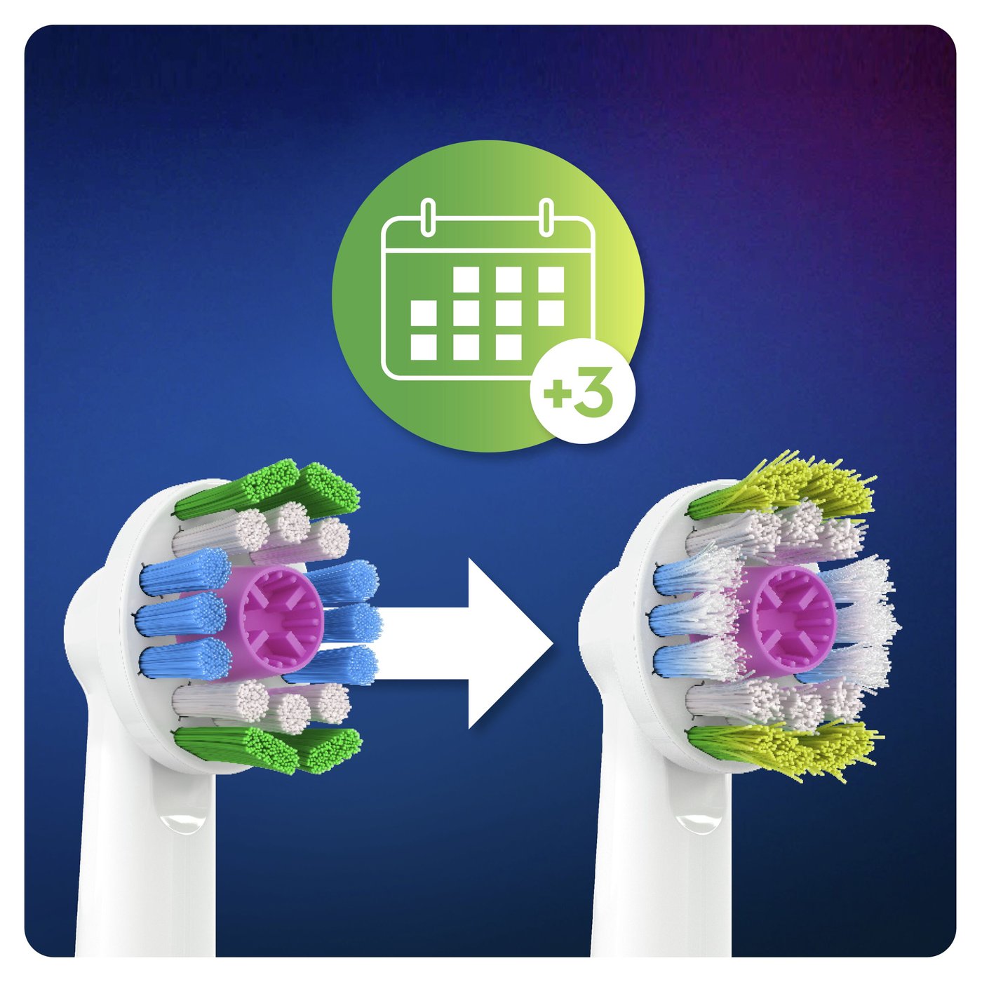 Oral-B 3D White Tandborsthuvud 3-pack
