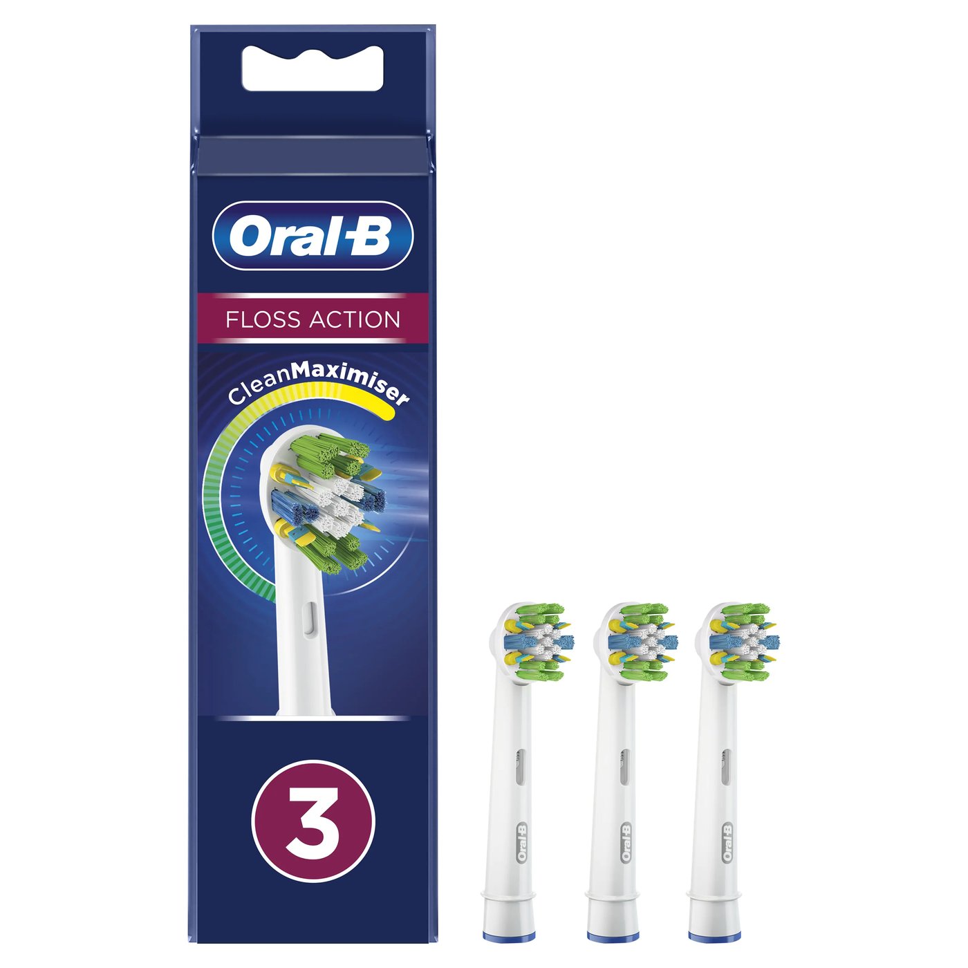Oral-B Flossaction Tandborsthuvud 3-pack