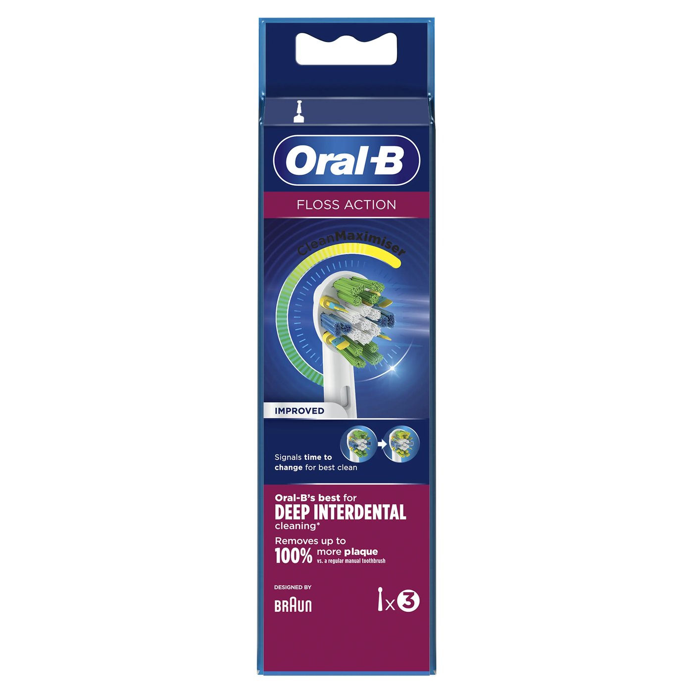 Oral-B Flossaction Tandborsthuvud 3-pack
