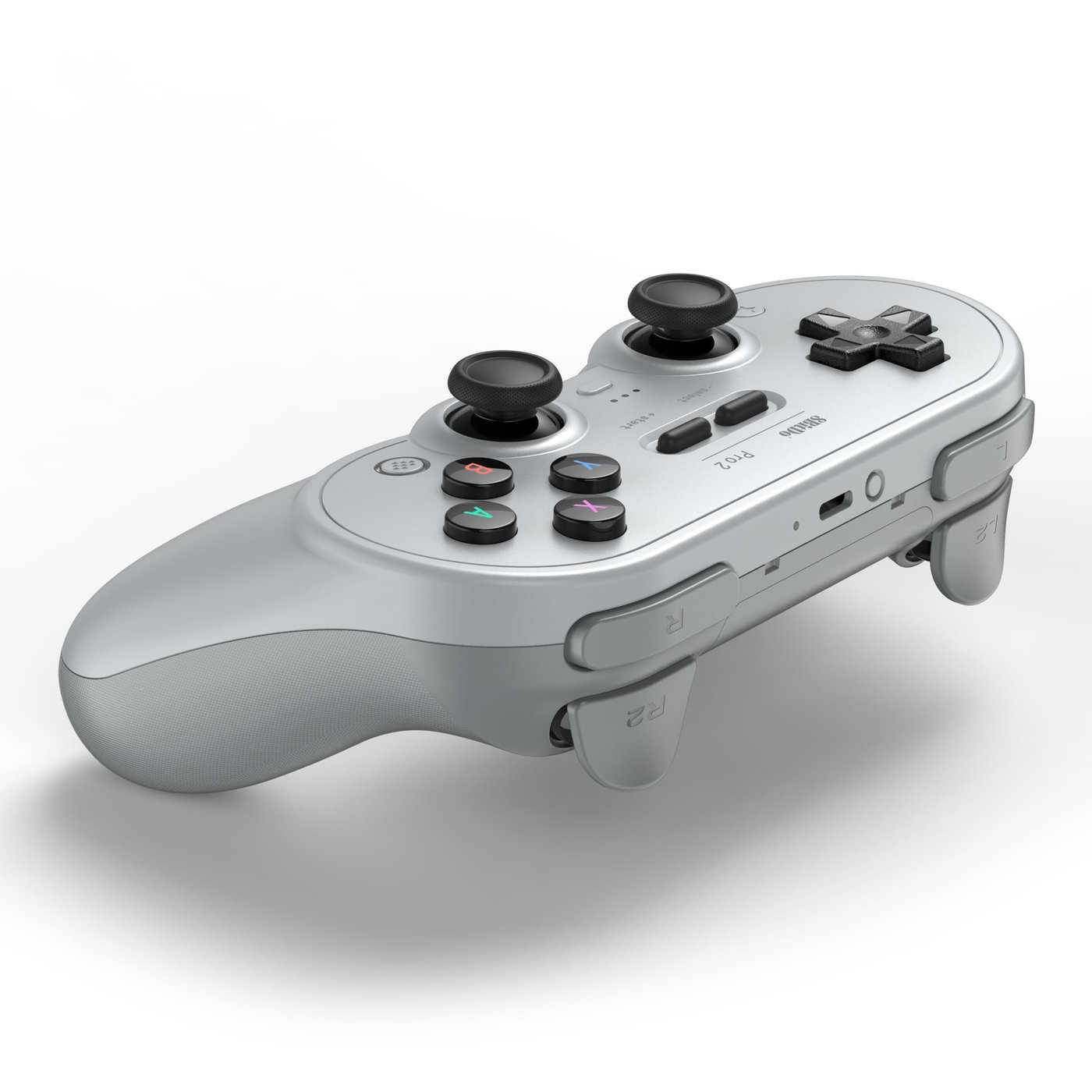 8Bitdo Pro 2 Bluetooth Håndkontroller Grå