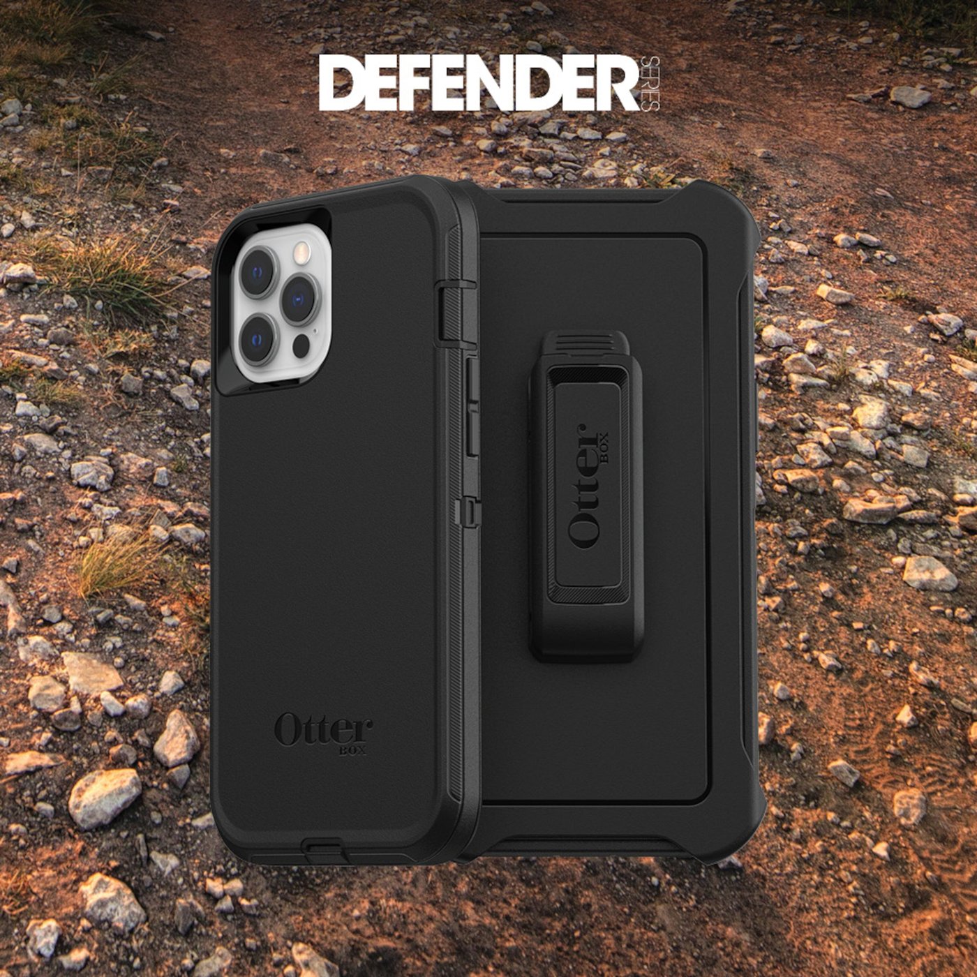 Otterbox Defender Tåligt skal för iPhone 12 och 12 Pro