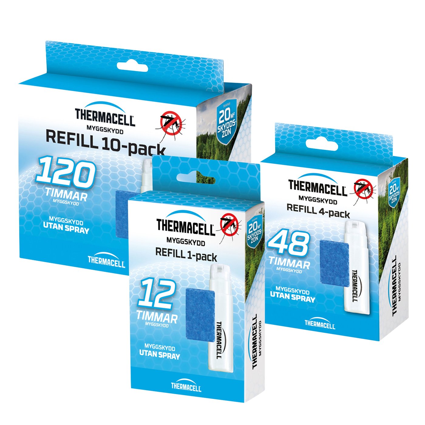 Thermacell Refill till myggskydd 120 h skydd