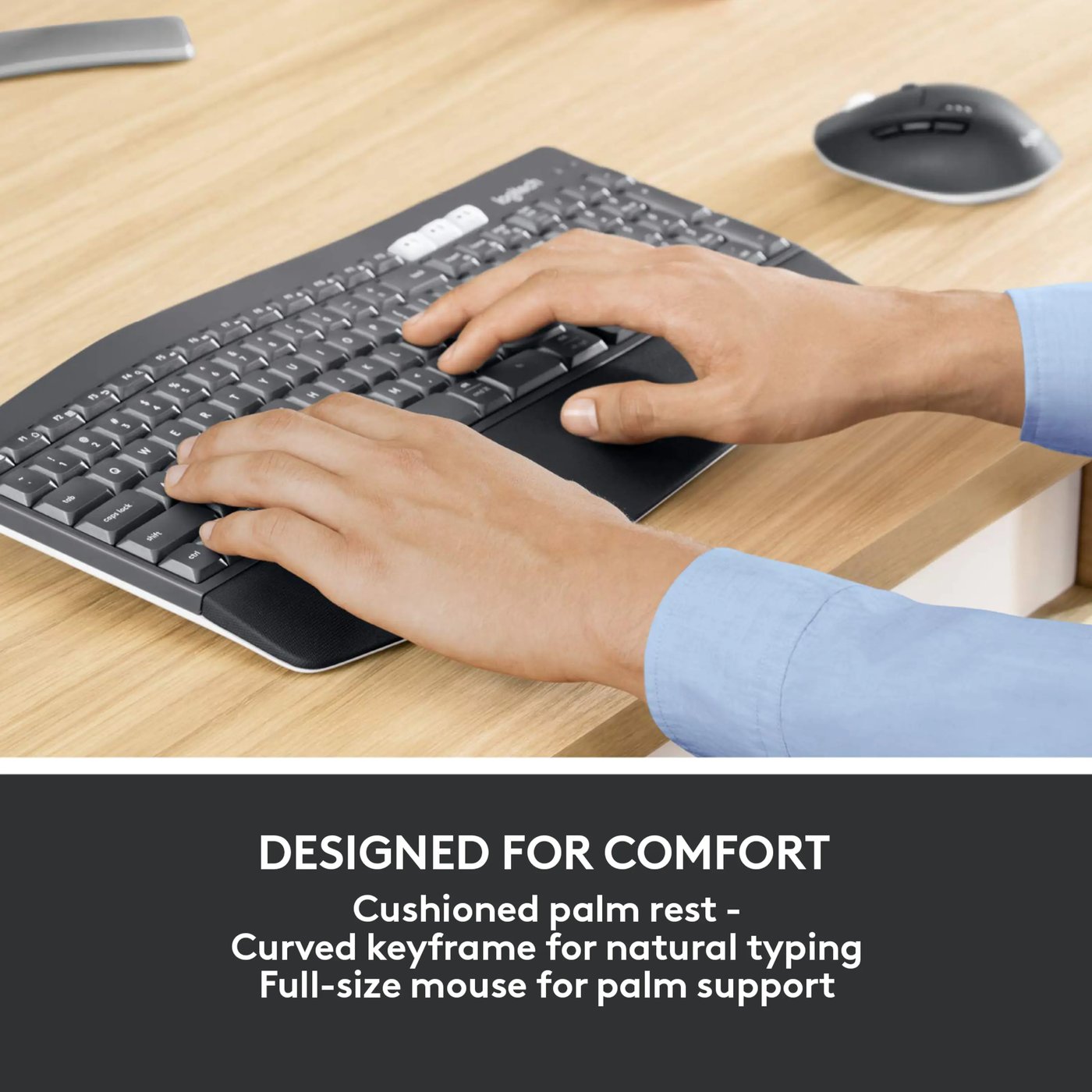Logitech MK850 Trådløst tastatur og mus