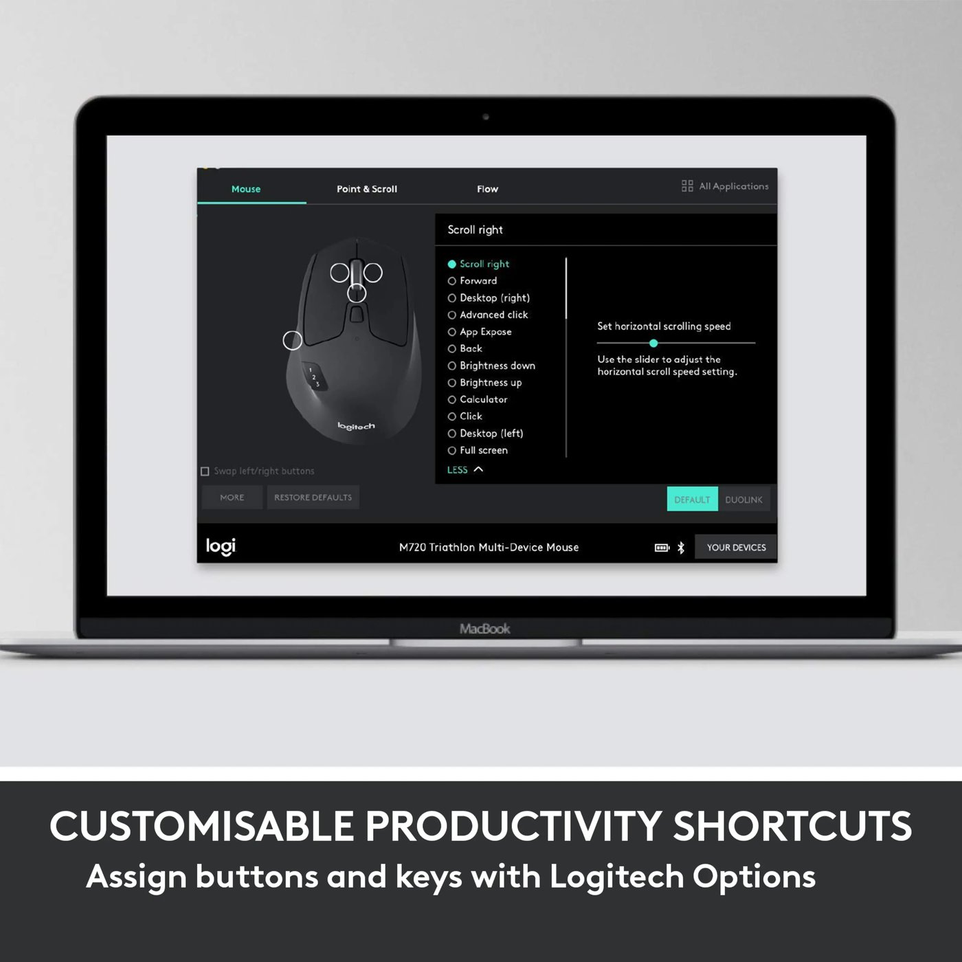 Logitech MK850 Trådløst tastatur og mus