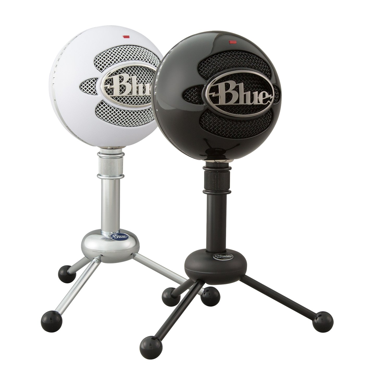 Logitech C Blue Snowball USB-stereomikrofon Svart