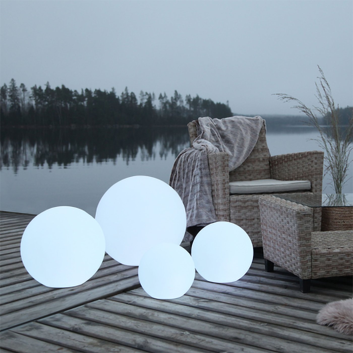 Star Trading Twilights S Färgglad utomhusbelysning Ø25 cm