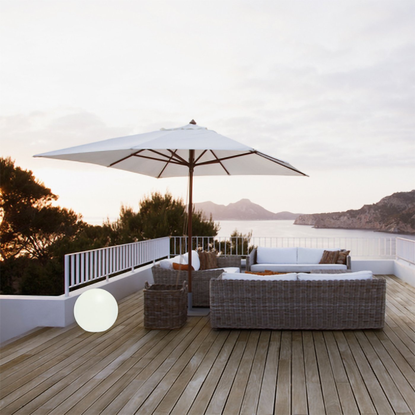 Star Trading Twilights S Färgglad utomhusbelysning Ø25 cm