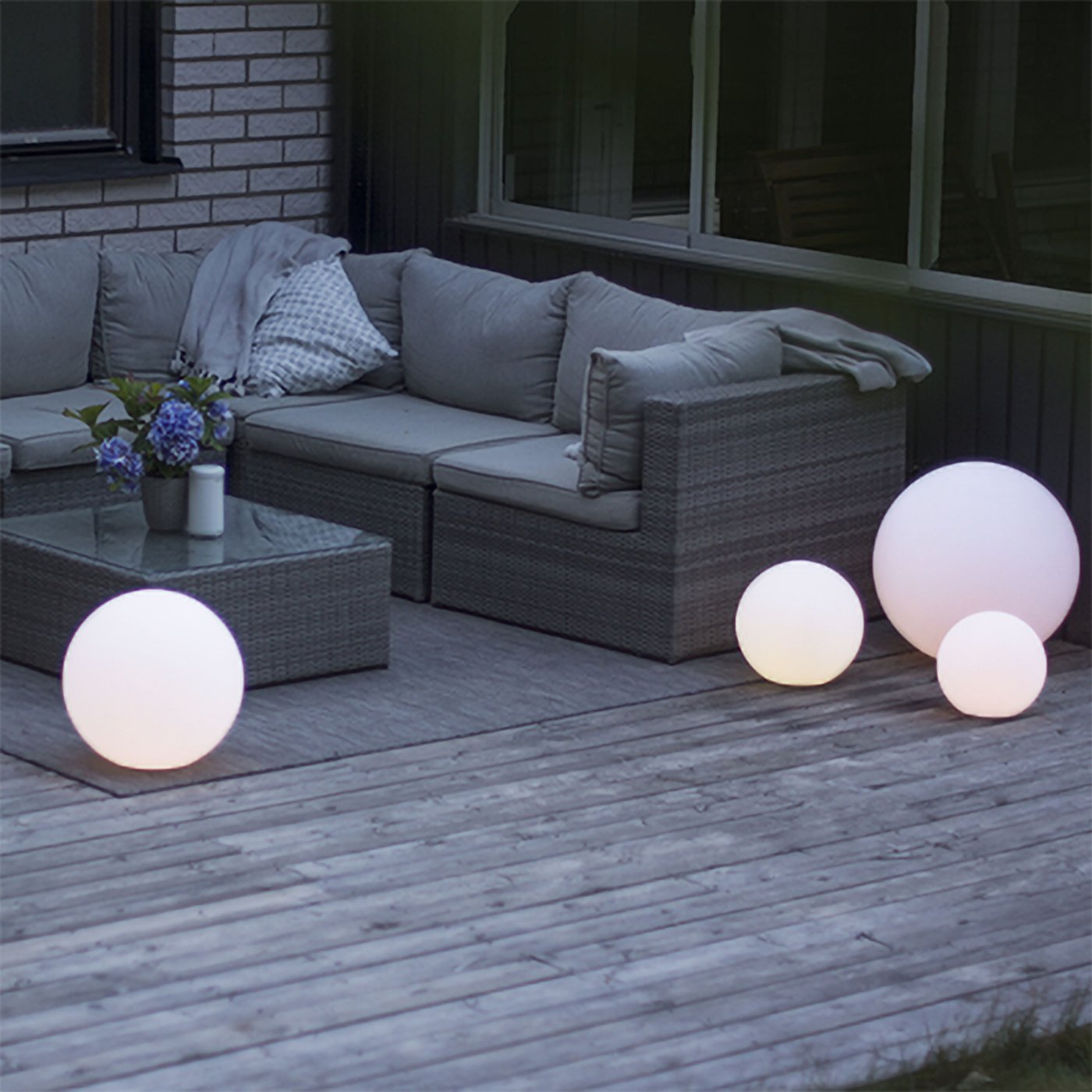 Star Trading Twilights M Färgglad utomhusbelysning Ø30 cm