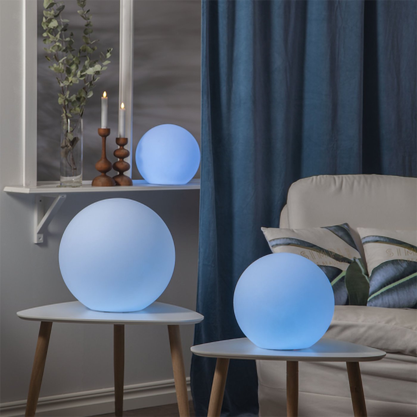 Star Trading Twilights XL Fargeglad utendørsbelysning Ø50 cm