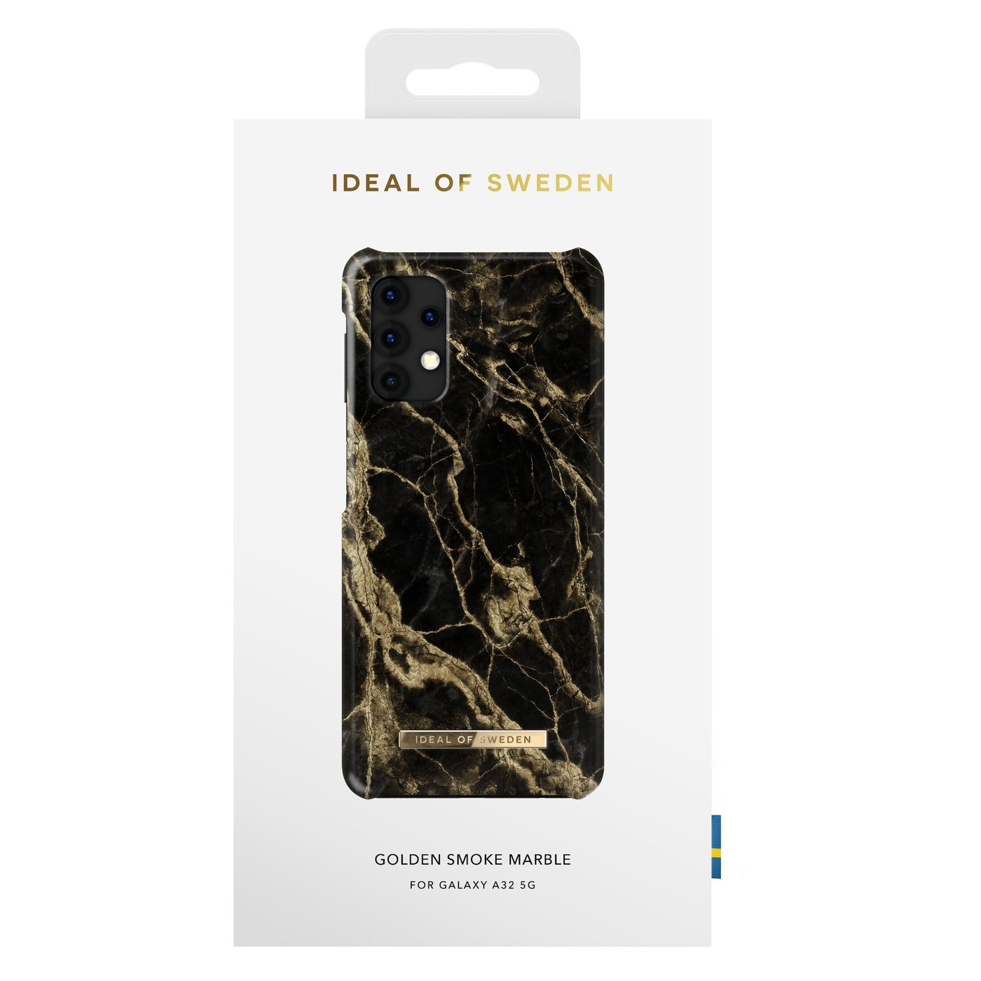 IDEAL OF SWEDEN Mobildeksel for Galaxy A32 5G Golden Smoke Marble