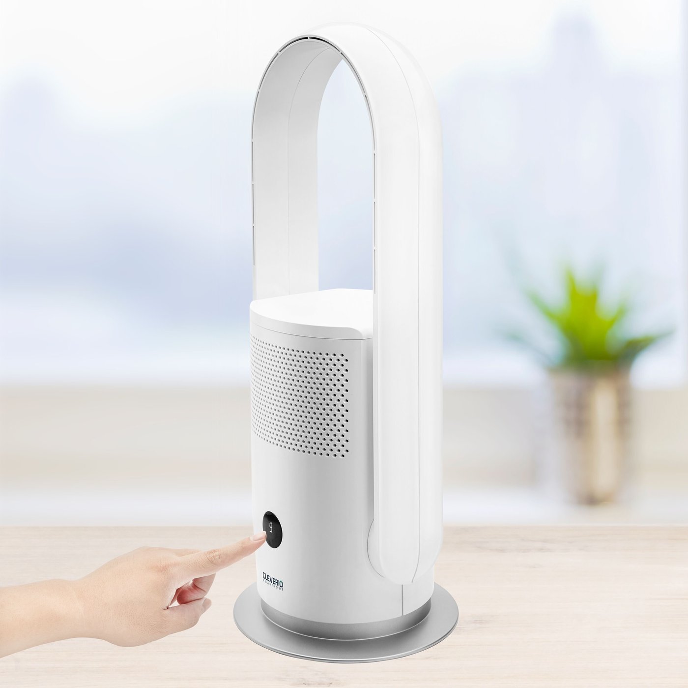 Cleverio AF-F100 Golvfläkt med luftfilter