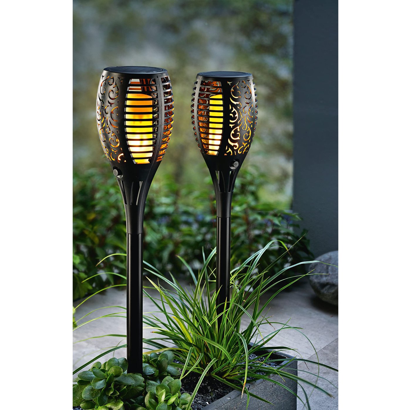 Rubicson Solcellsdriven fackla 2-pack