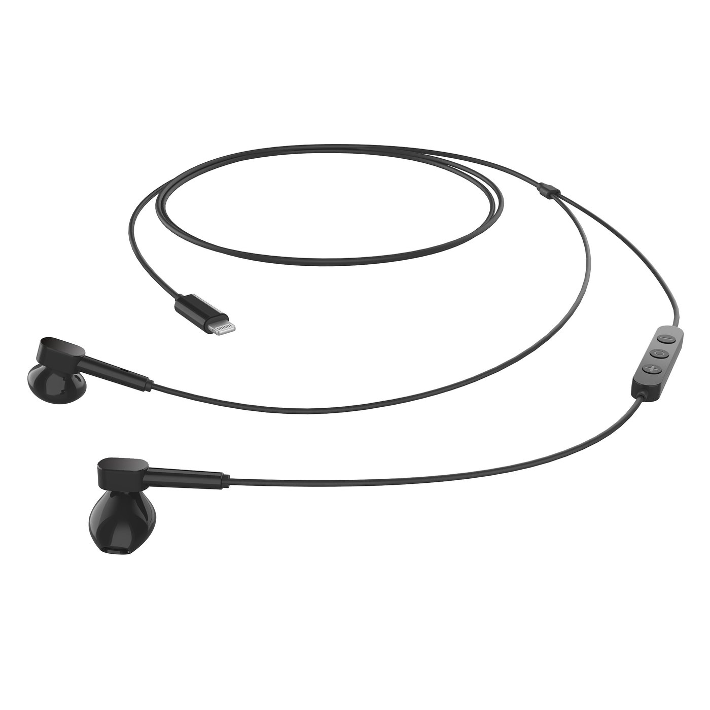 Linocell Lightning-hodetelefoner Svart