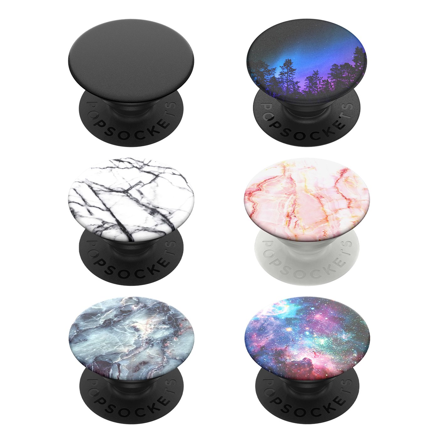 Popsockets Avtakbart grep for mobil Aurora Woods