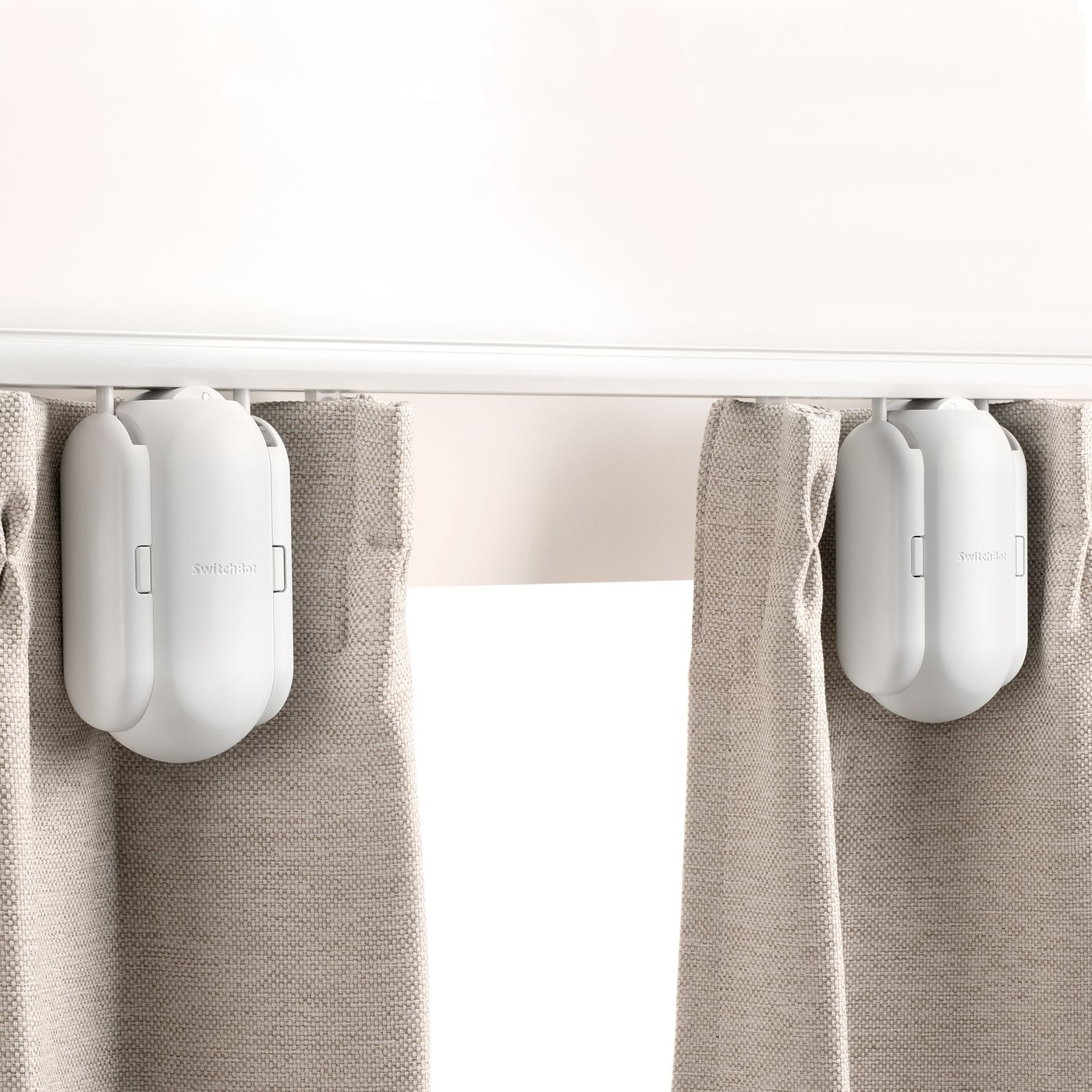SwitchBot Curtain Gardinkontroll U-skena Vit