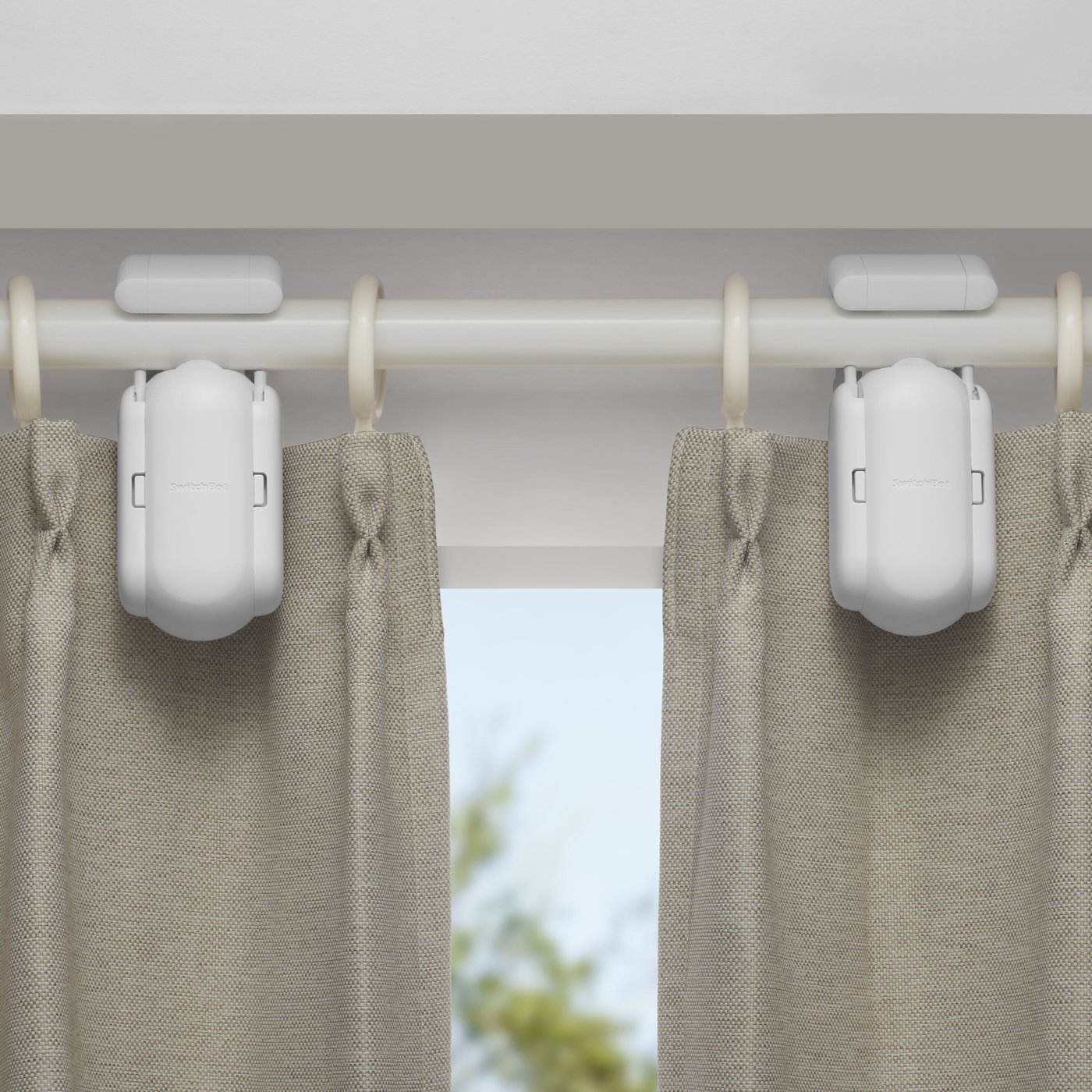 SwitchBot Curtain Gardinkontroll for gardinstang Hvit