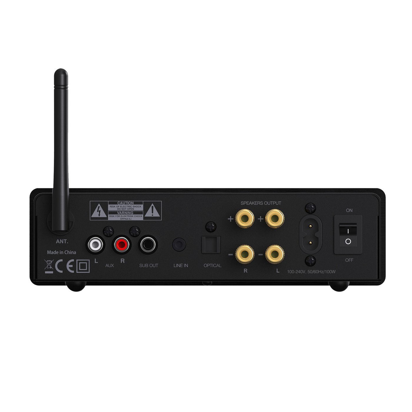 Nikabe D3 Förstärkare 2.1 med Bluetooth 2x50 W