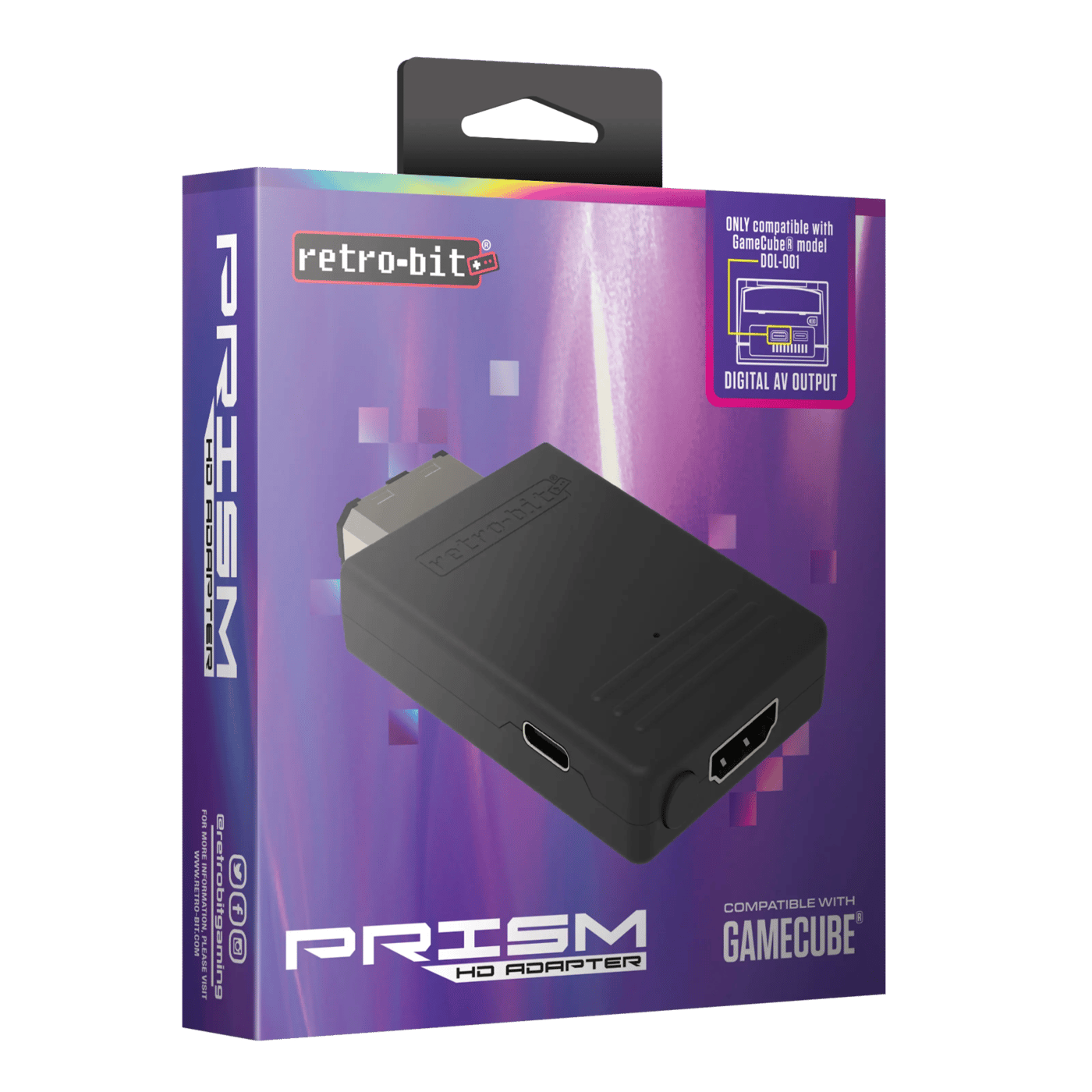 Retro-bit Prism HD Gamecube till HDMI-adapter