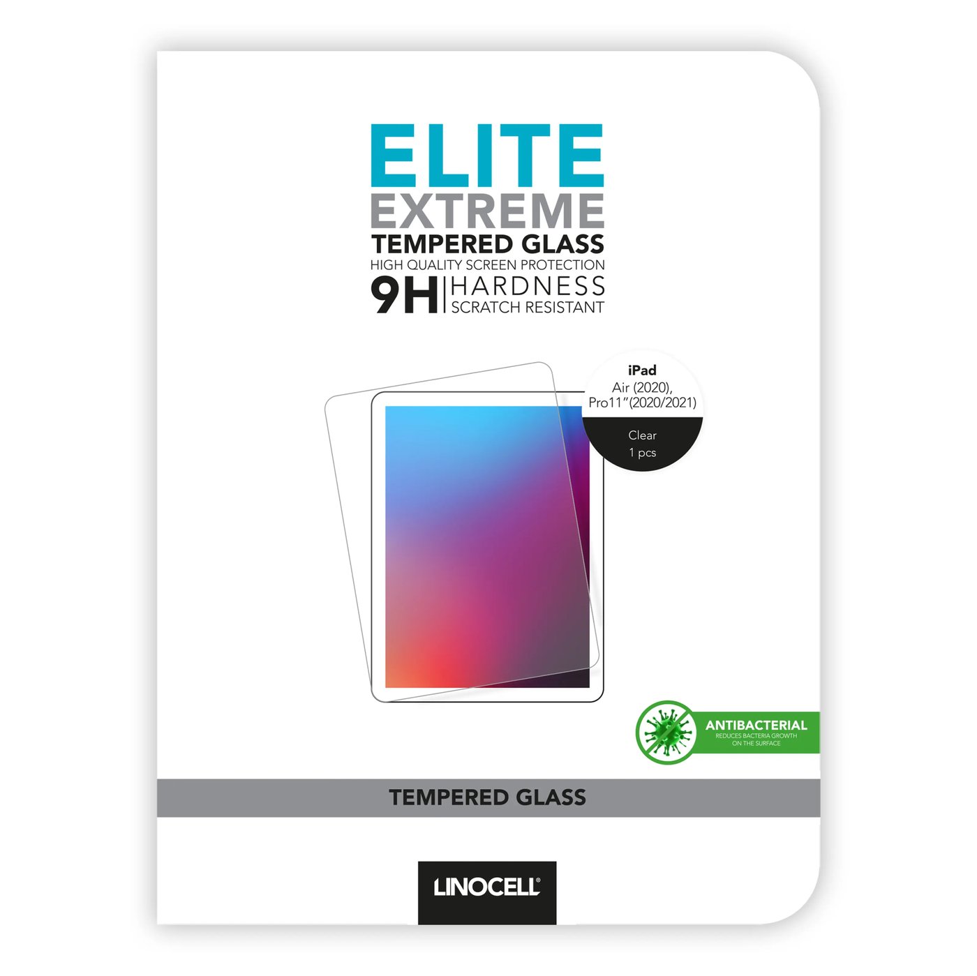 Linocell Elite Extreme Skärmskydd för iPad Air (4:e-5:e gen), Pro 11" (1:a-3:e gen)