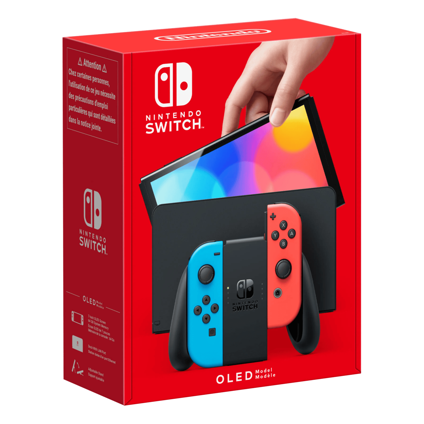 Nintendo Switch (OLED) Spelkonsol 7” Röd/Blå