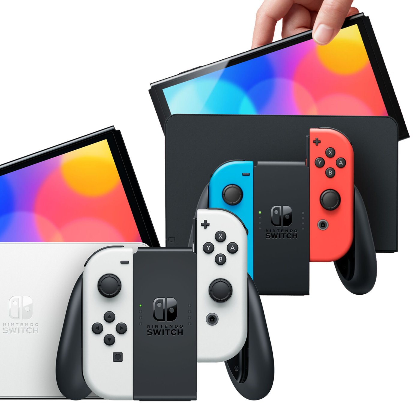 Nintendo Switch (OLED) Spillkonsol 7" Hvit