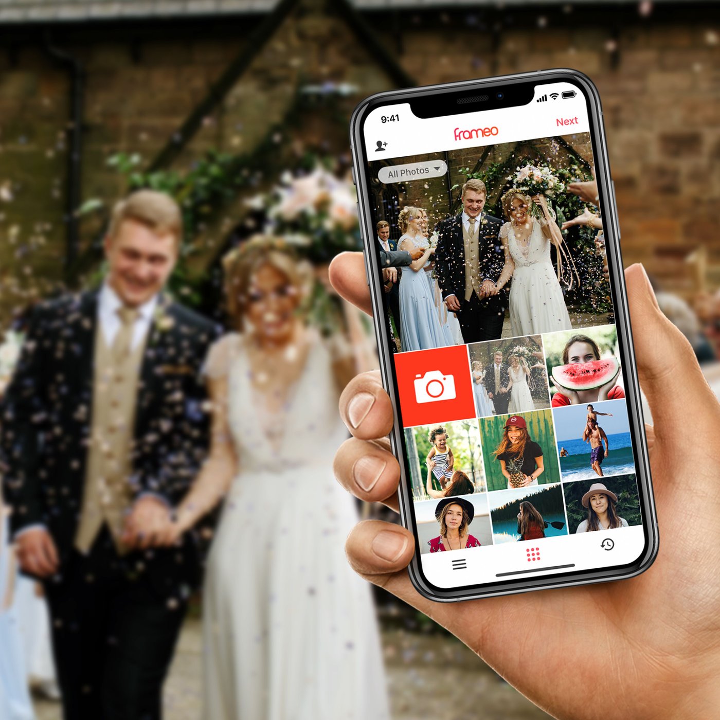 Denver Frameo Digital fotoram 10,1” med wifi Svart