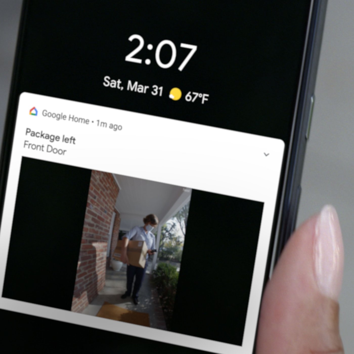 Google Nest Doorbell (batteri) Dørklokke med kamera