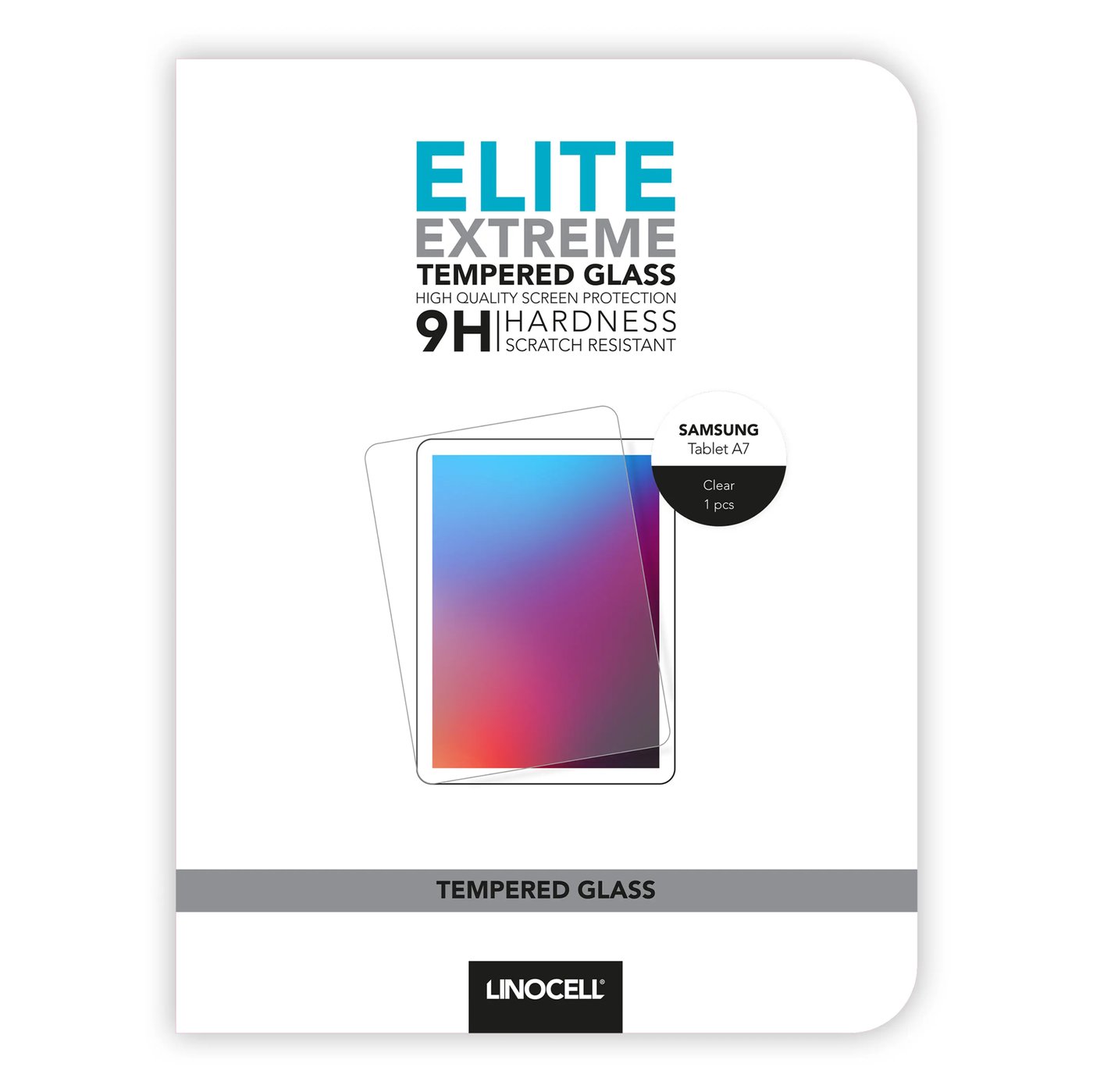 Linocell Skjermbeskytter i glass for Galaxy Tab A7 10,4"
