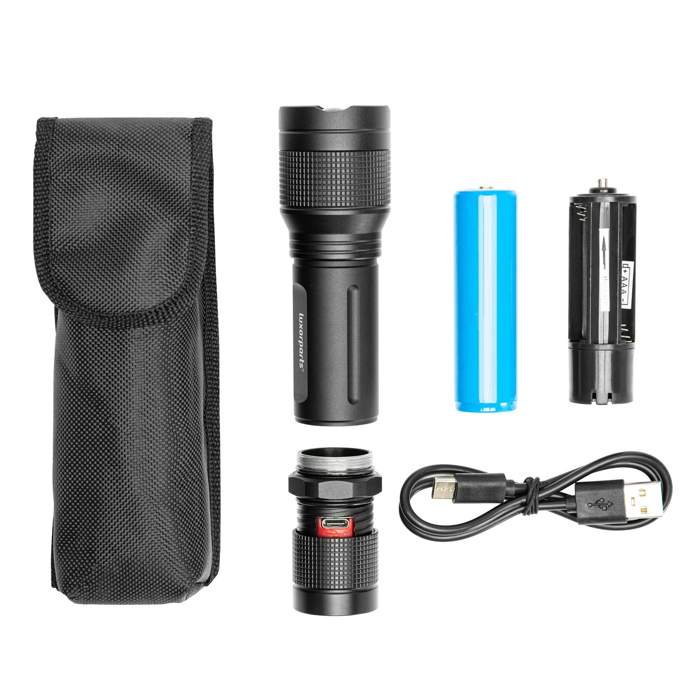 Luxorparts Zoom Ficklampa 2000 lm