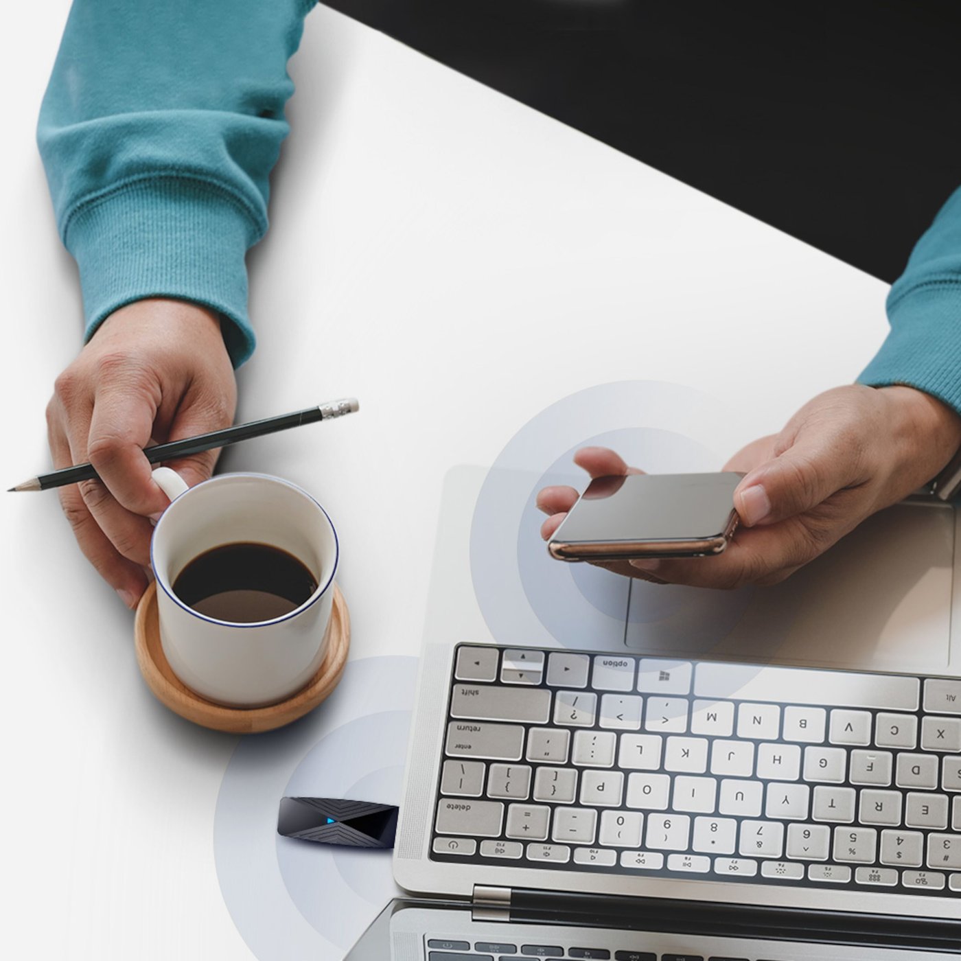 D-Link DWA-X1850 USB-nätverkskort AX1800