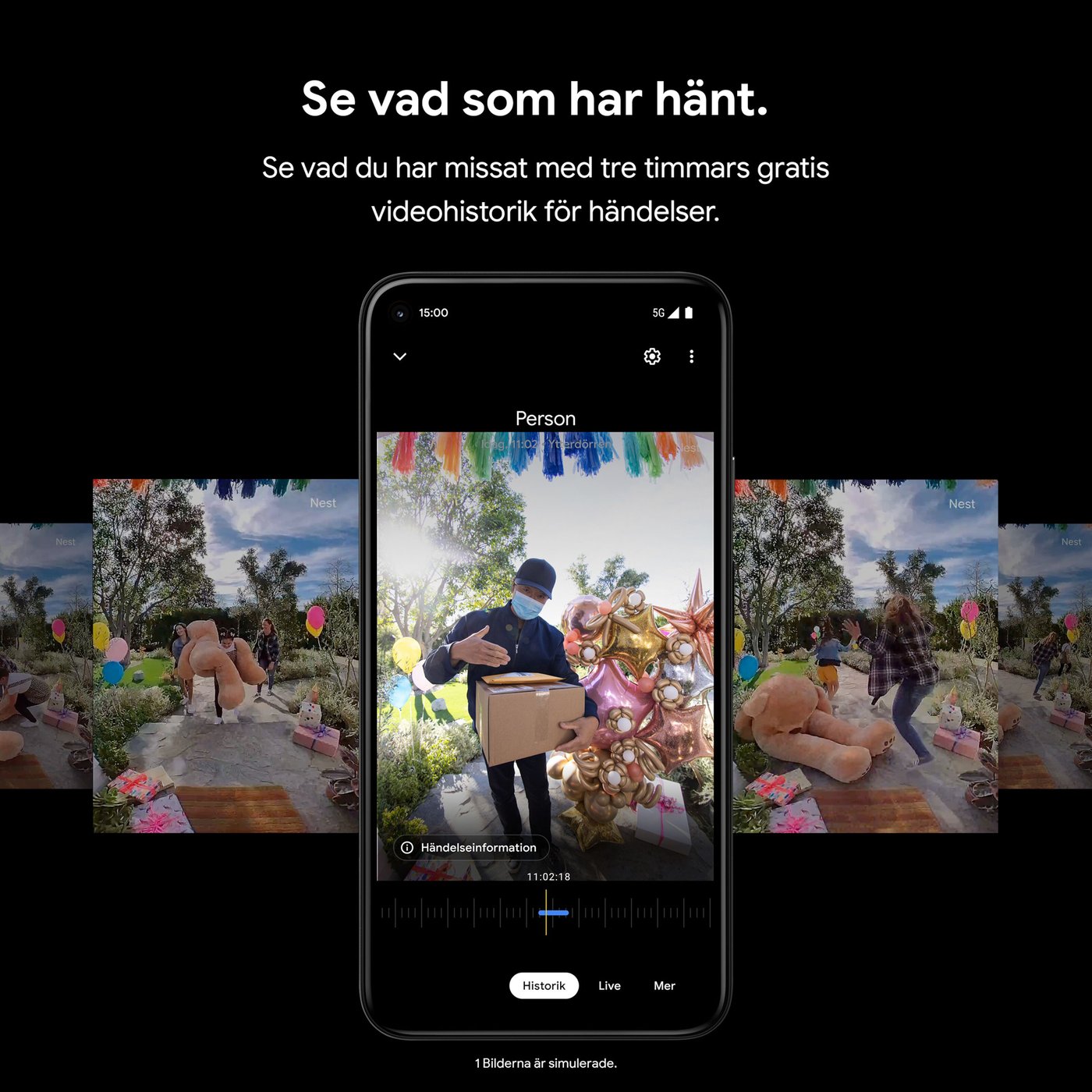 Google Nest Doorbell (batteri) Dörrklocka med kamera