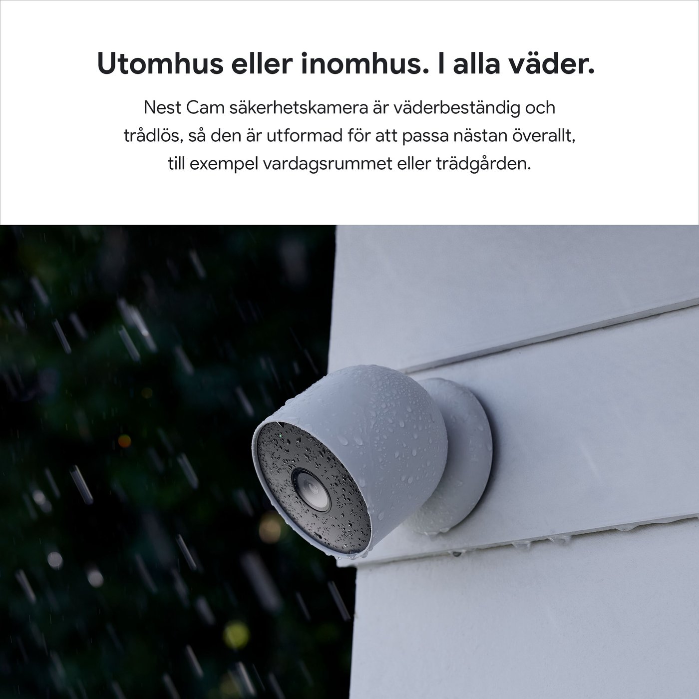 Google Nest Cam (battery) Trådlös övervakningskamera