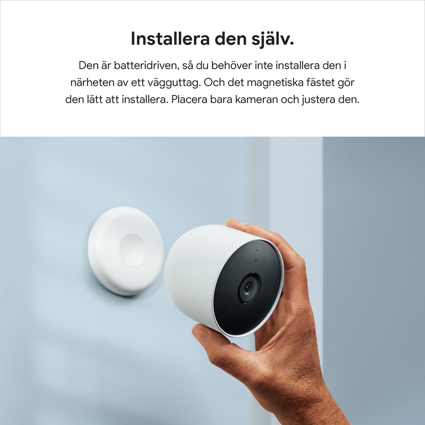 Google Nest Cam (battery) Trådlös övervakningskamera