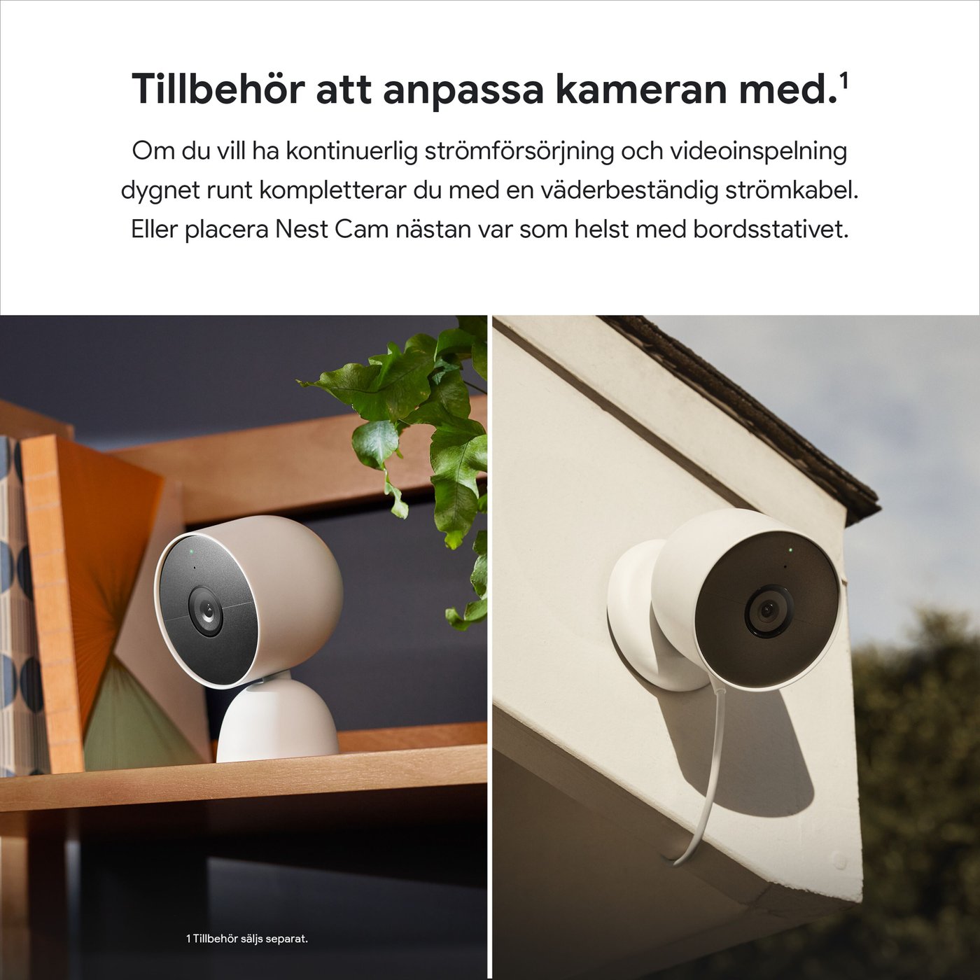 Google Nest Cam (battery) Trådlös övervakningskamera