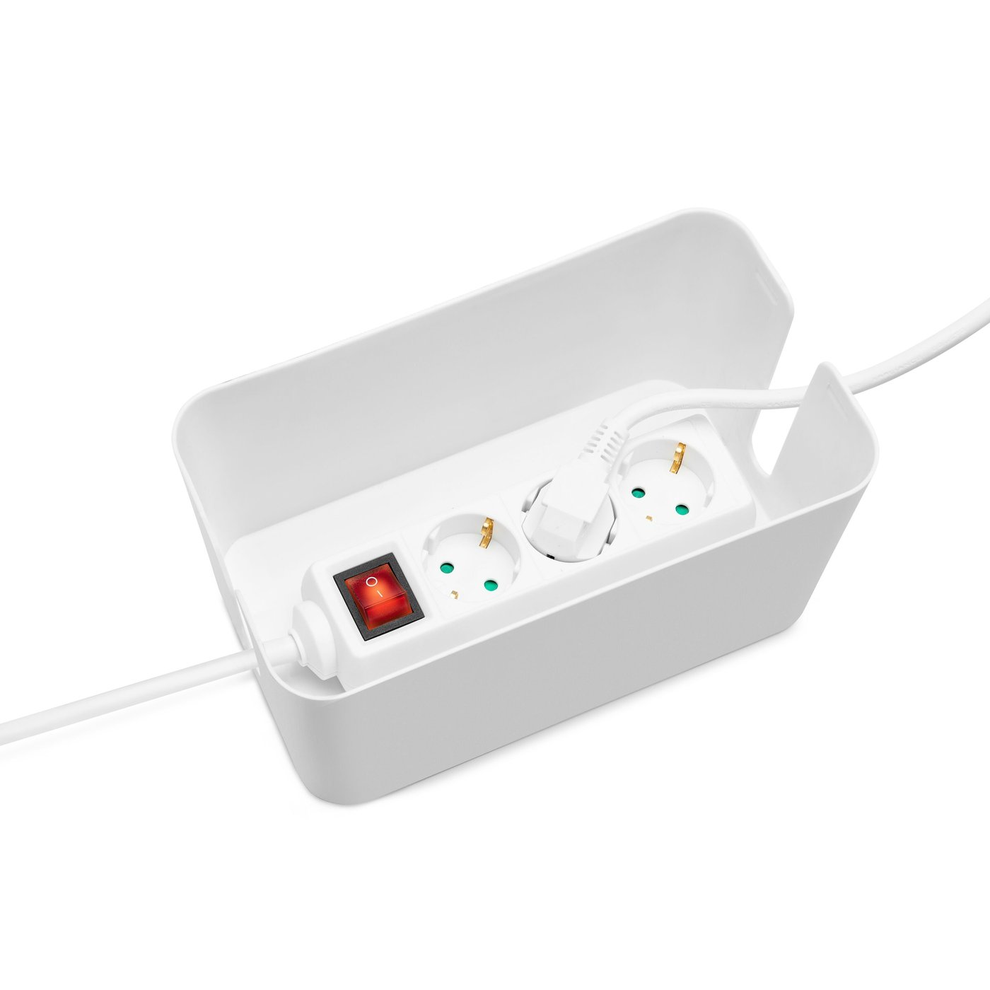 Luxorparts Kabelskjuler Mini Hvit